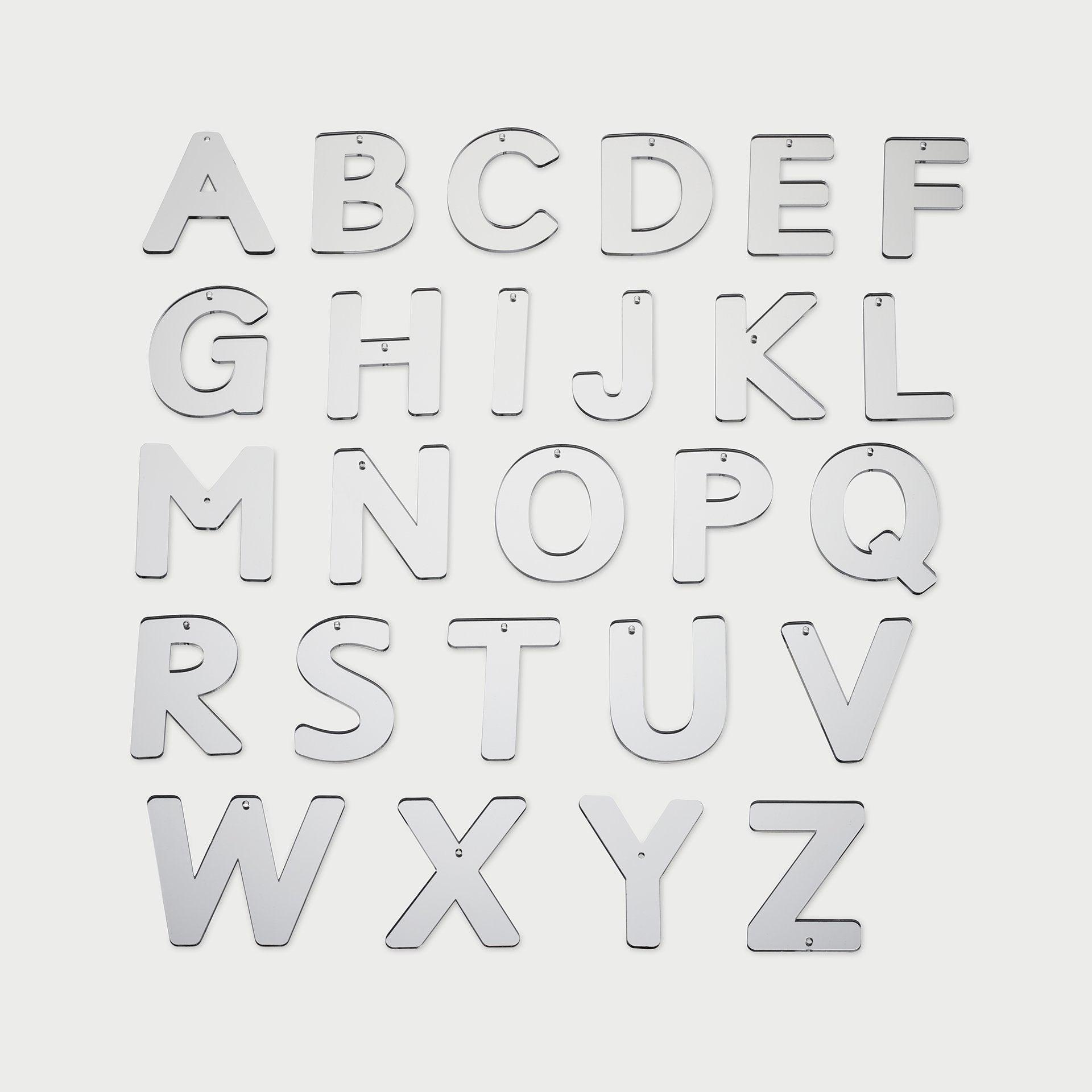 Tickit Mirror Letters lettere specchio 26 pezzi minuscole