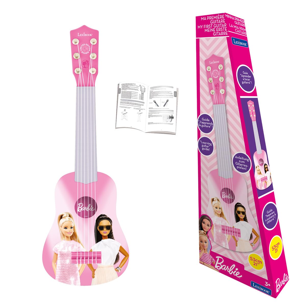 Lexibook Barbie K200BB chitarra bambini rosa 6 corde
