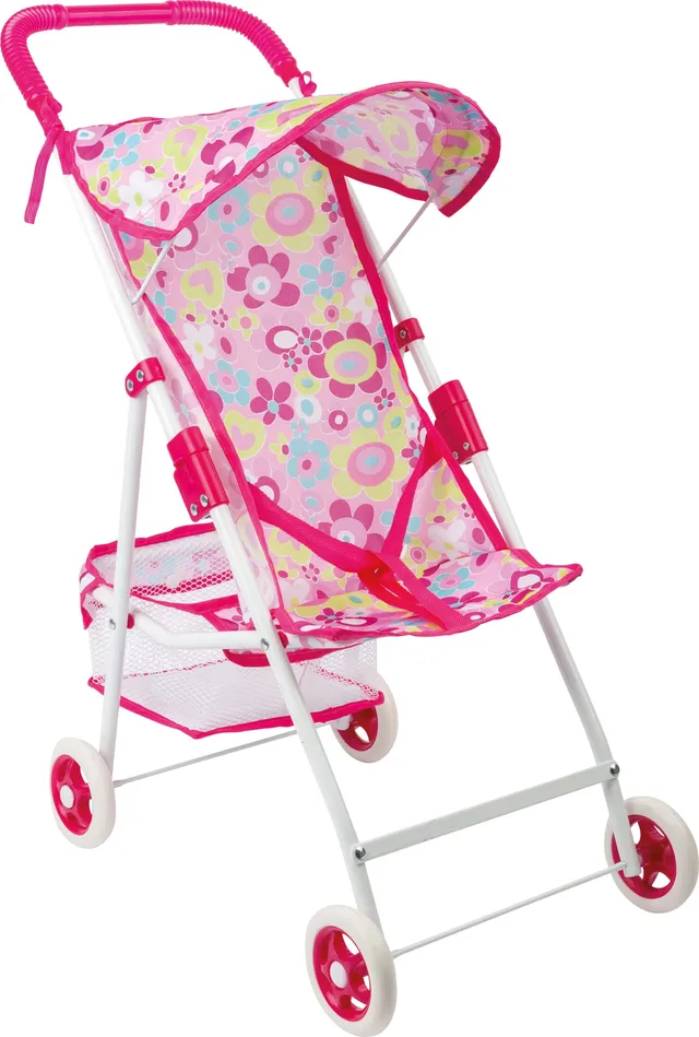 smallfoot 4036 passeggino per bambole pieghevole con cestello
