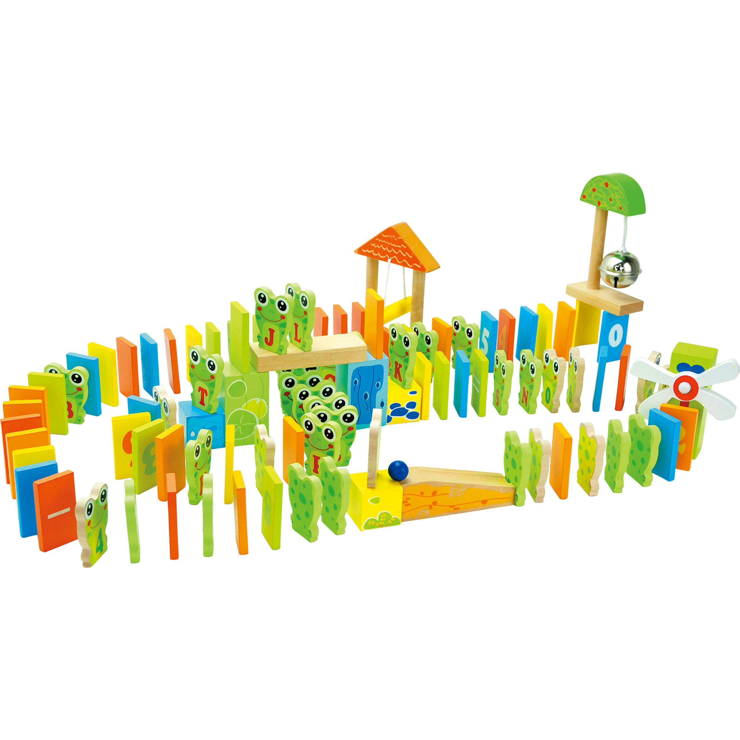 smallfoot Domino-Rally 4249 rane domino legno 100 pezzi
