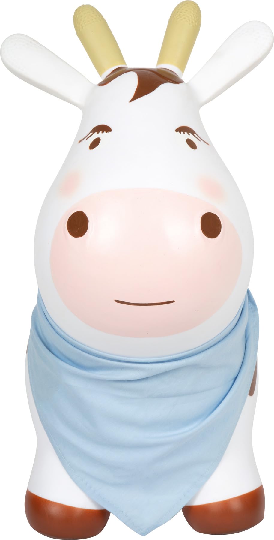 smallfoot 12784 mucca saltellante gonfiabile con pompa dai 2 anni