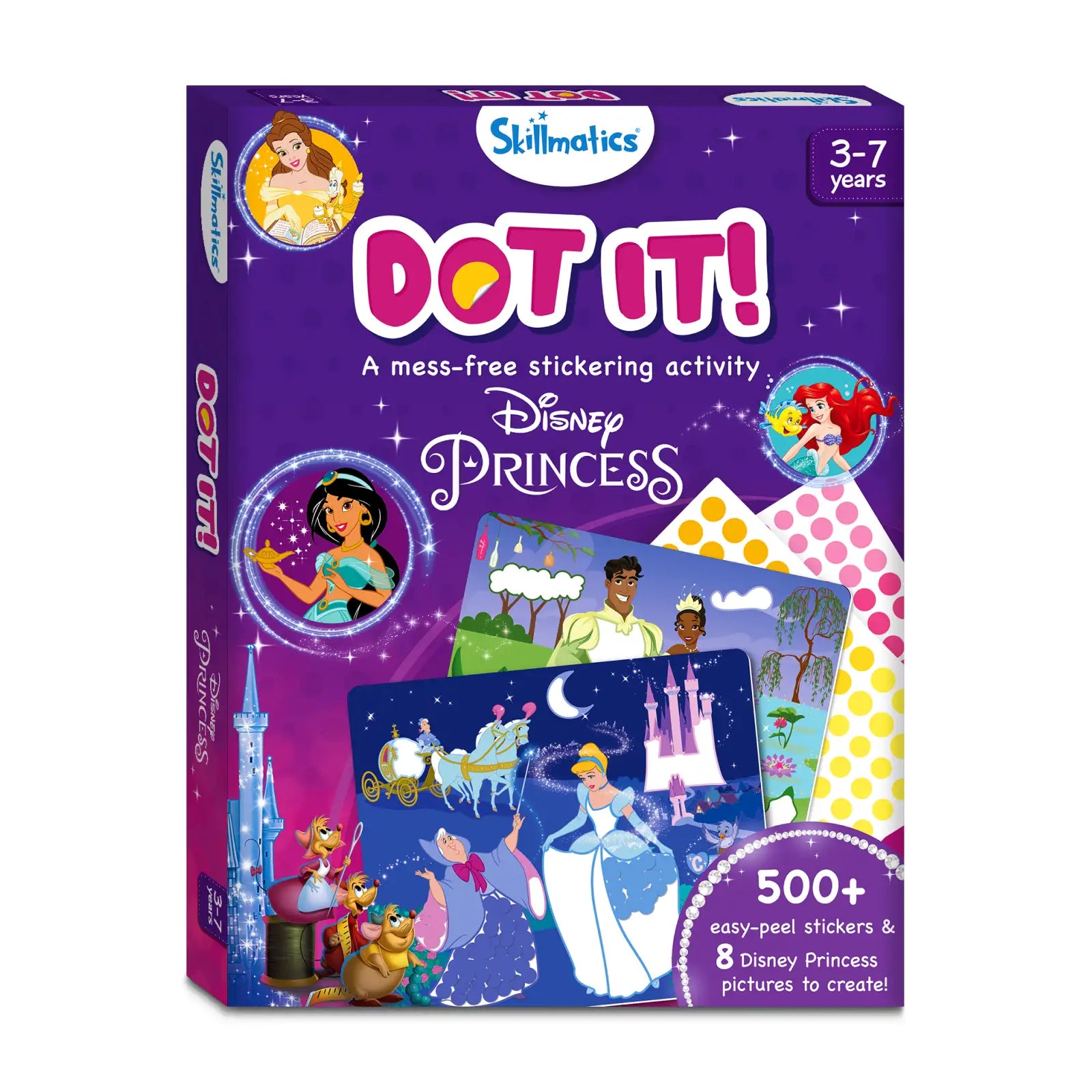 Skillmatics Dot It Disney Princess kit adesivi 500 stickers