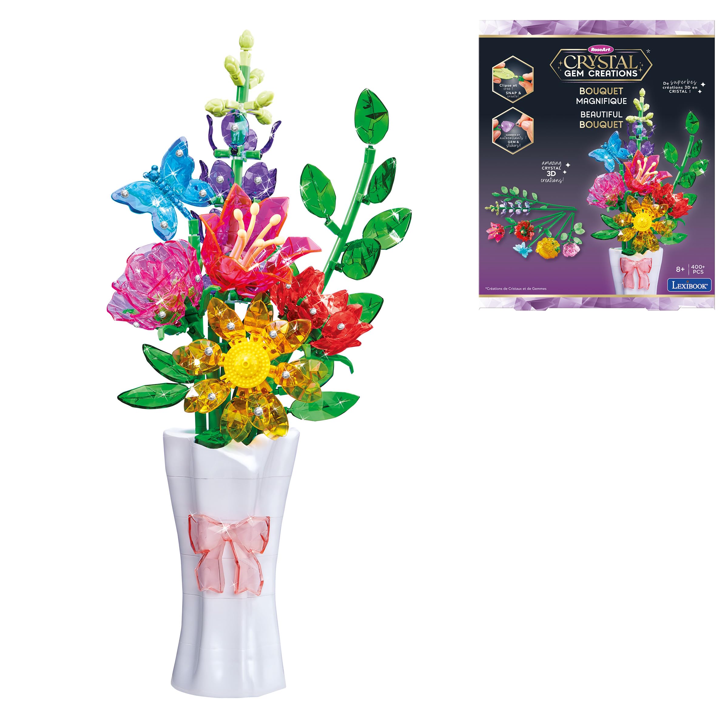 Lexibook CRSS57 kit bouquet gemme cristallo multicolore