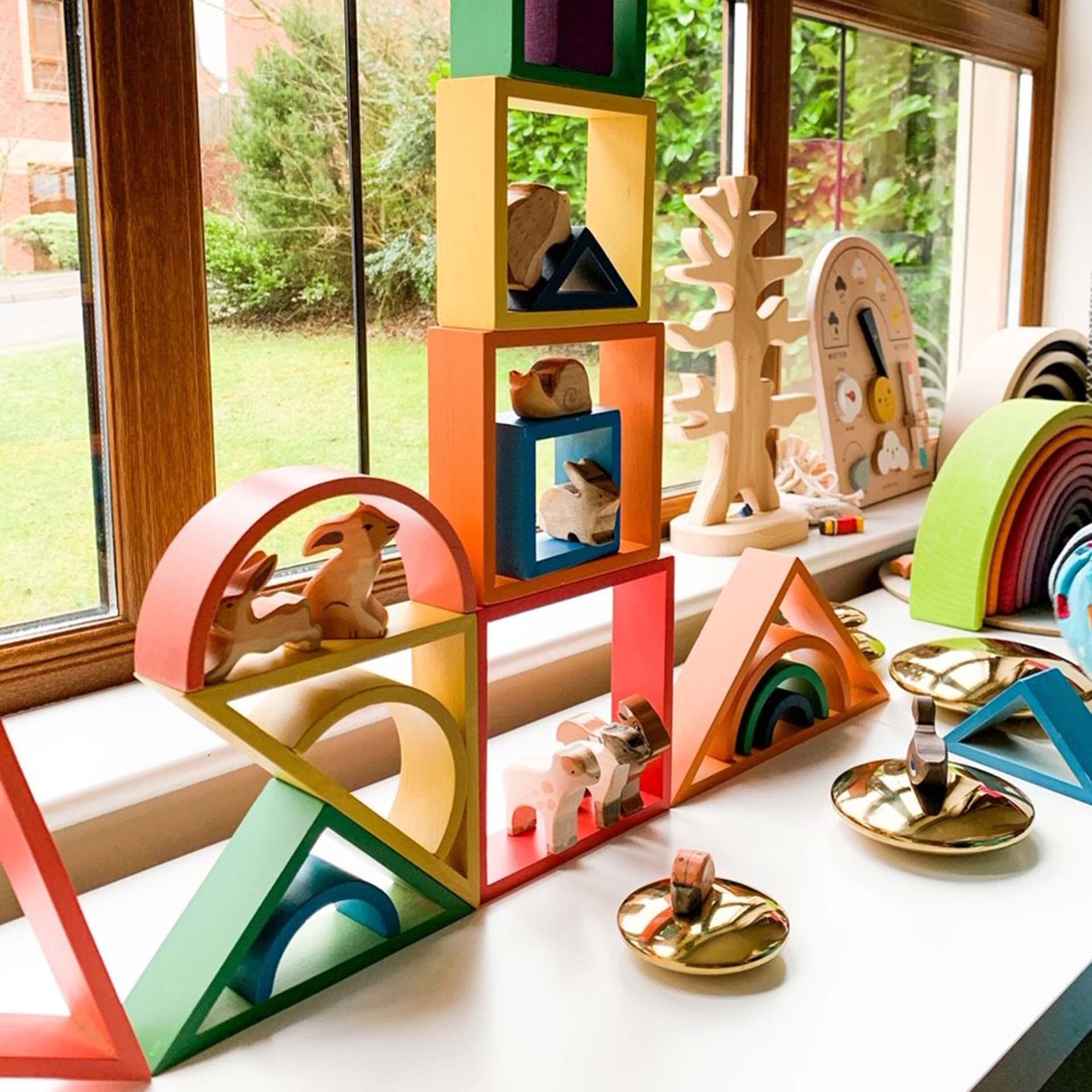 Tickit Rainbow Architect Set costruzioni 7 colori