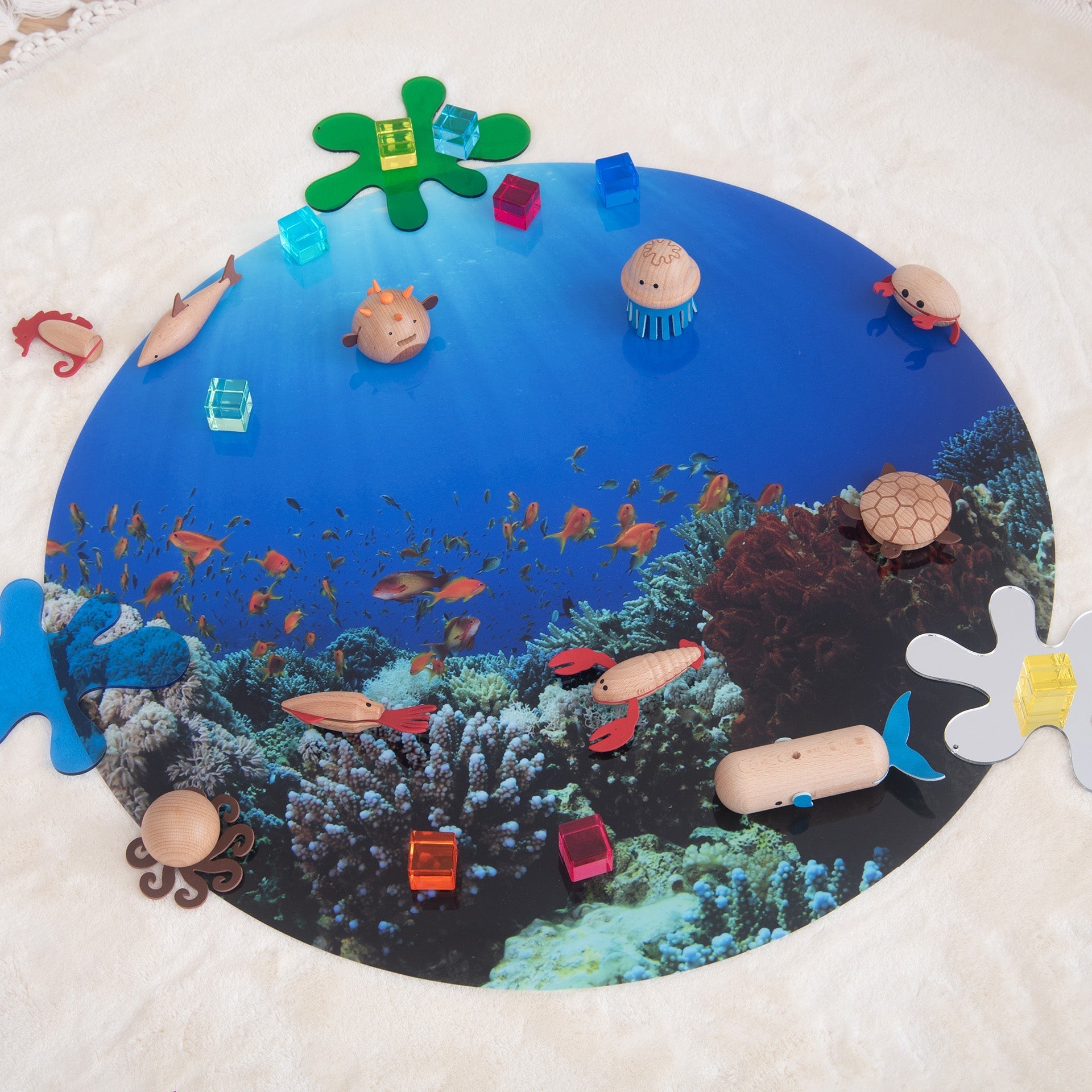 Tickit Under The Sea Discovery Play Mat tappeto mare luce