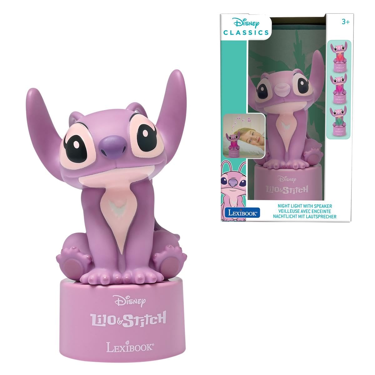 Lexibook Disney Stitch NS01D1LXB luce notturna Angel cambio colore