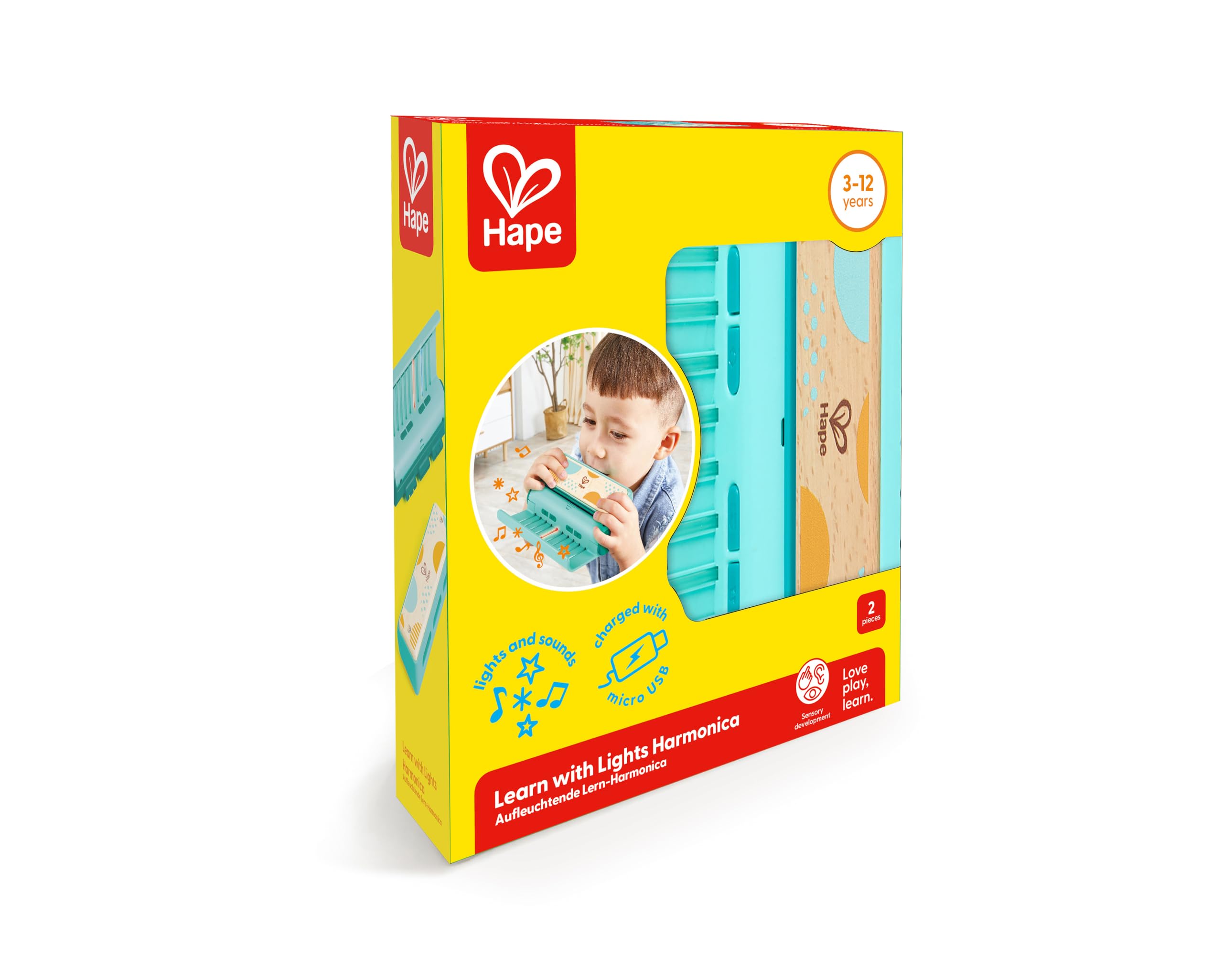Hape Armonica con luci strumento 3 anni