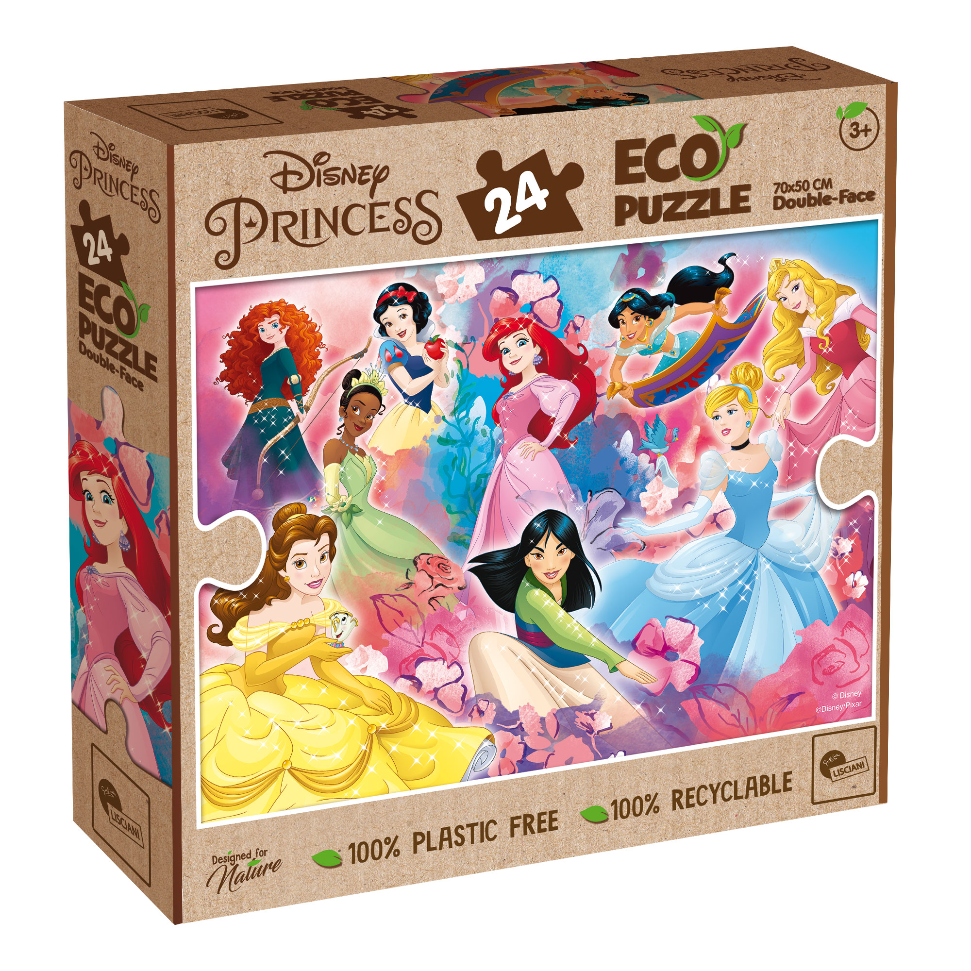 Lisciani Giochi Disney Eco-Puzzle Df Princess puzzle 24 pezzi
