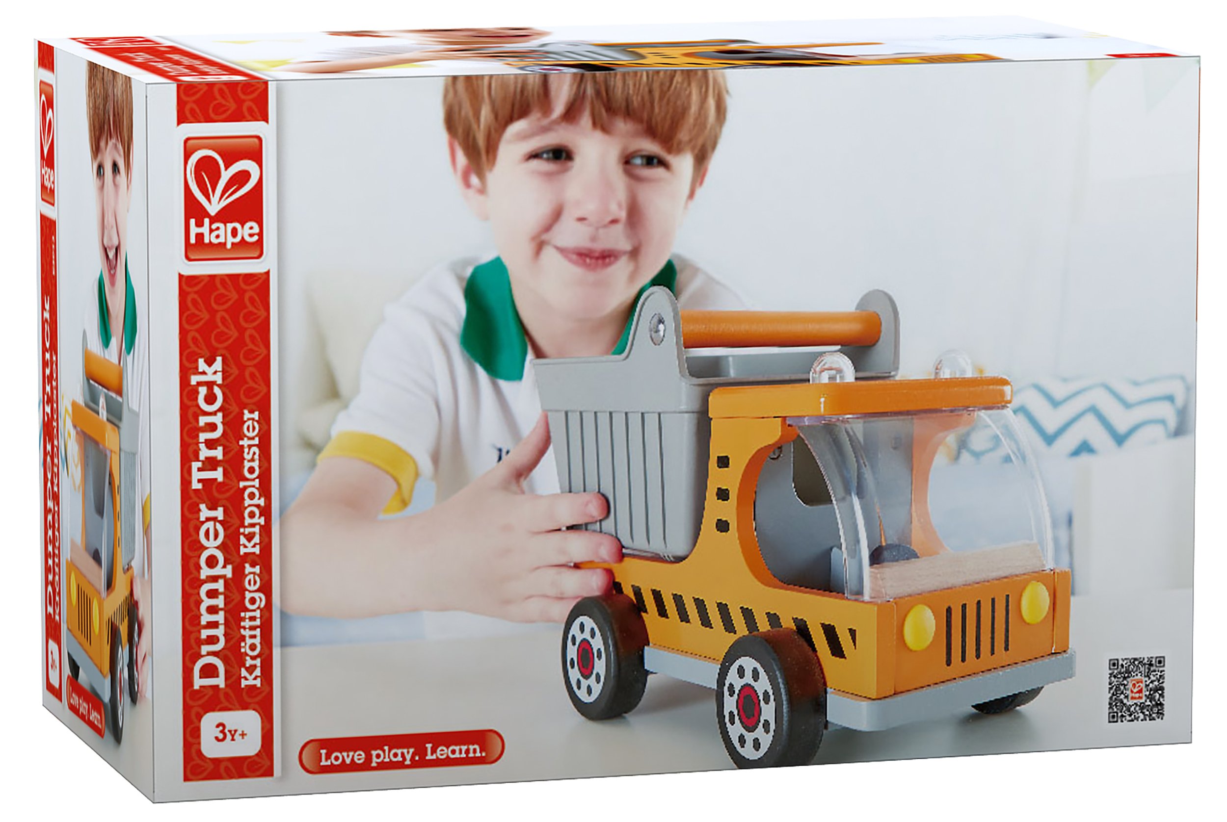 Hape Camion Ribaltabile giocattolo in legno multicolore