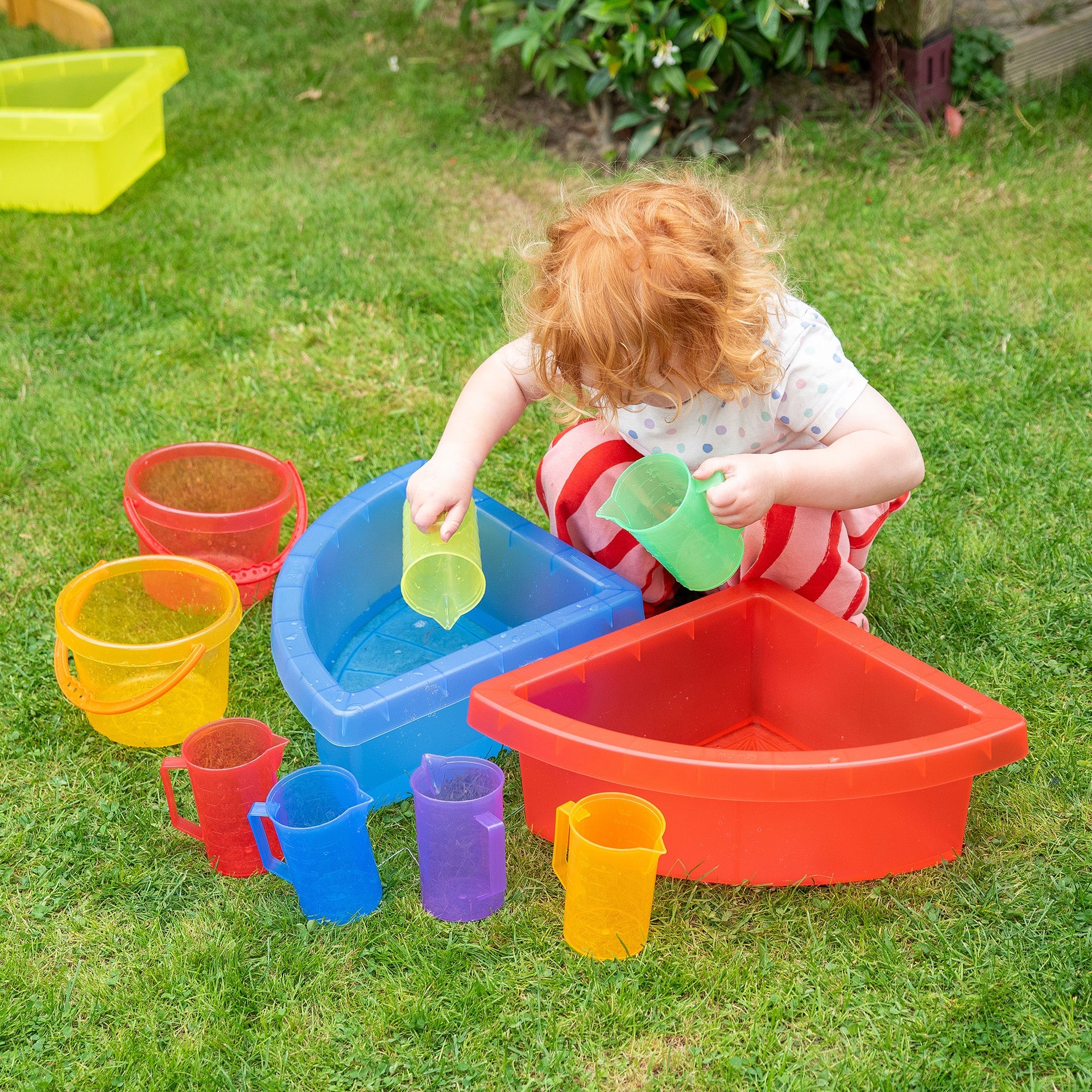 Tickit 73103 brocche traslucide colorate 6 pezzi sabbia acqua