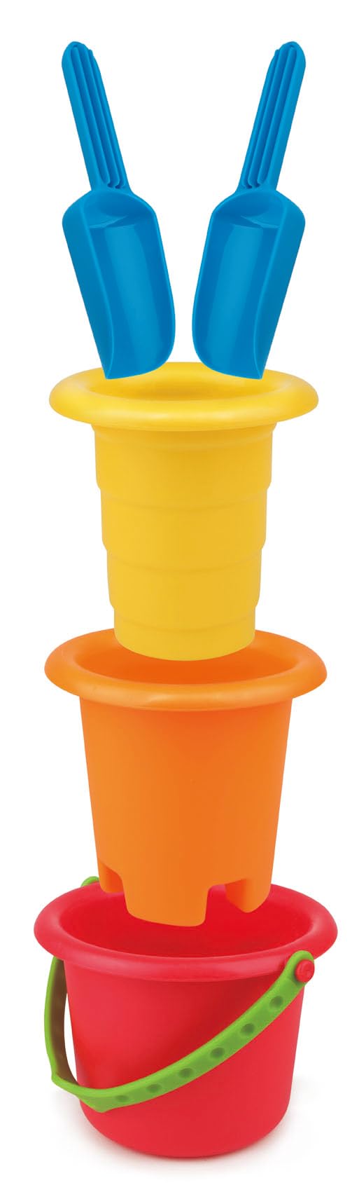 Hape Set Spiaggia 5 in 1 Secchielli e Palette dai 18 Mesi