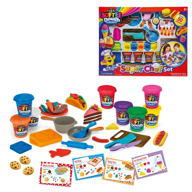 Lexibook Super Chef CRDOUGH16 pasta modellabile 8 vasetti