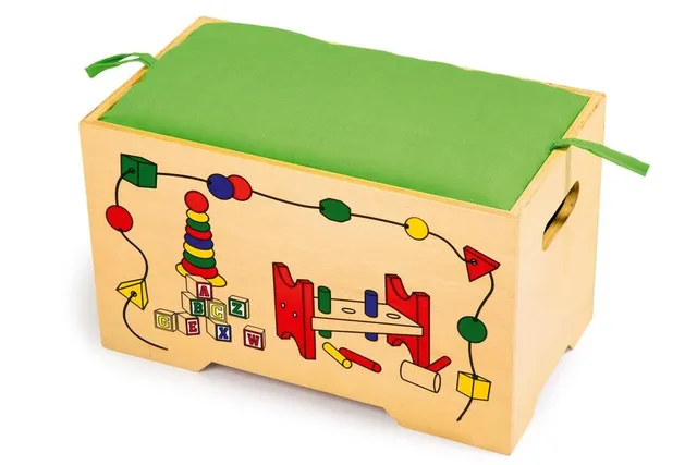smallfoot Baule dei Giochi set giochi legno 6 pezzi da 3 anni