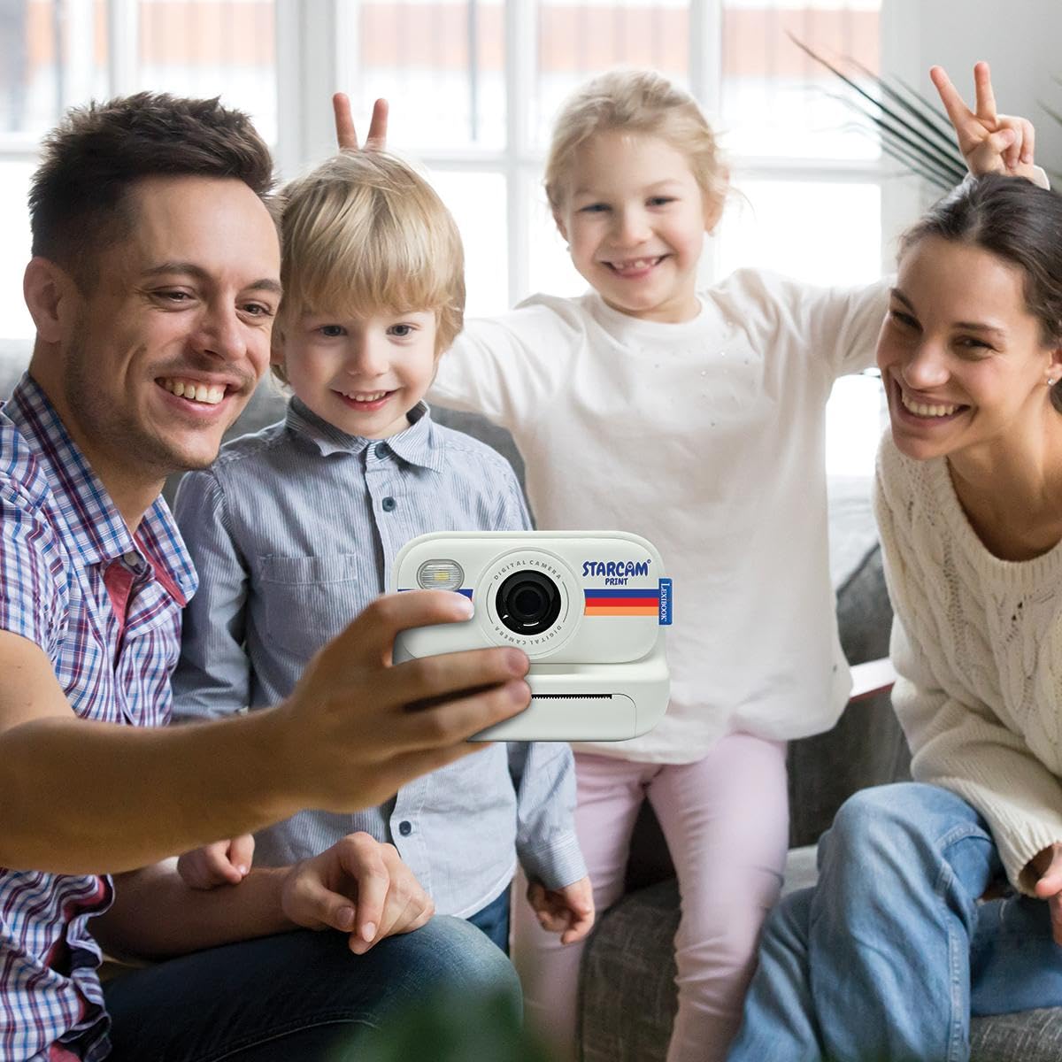 Lexibook StarCAM Print HD DJ165 Fotocamera Bambini Bianca