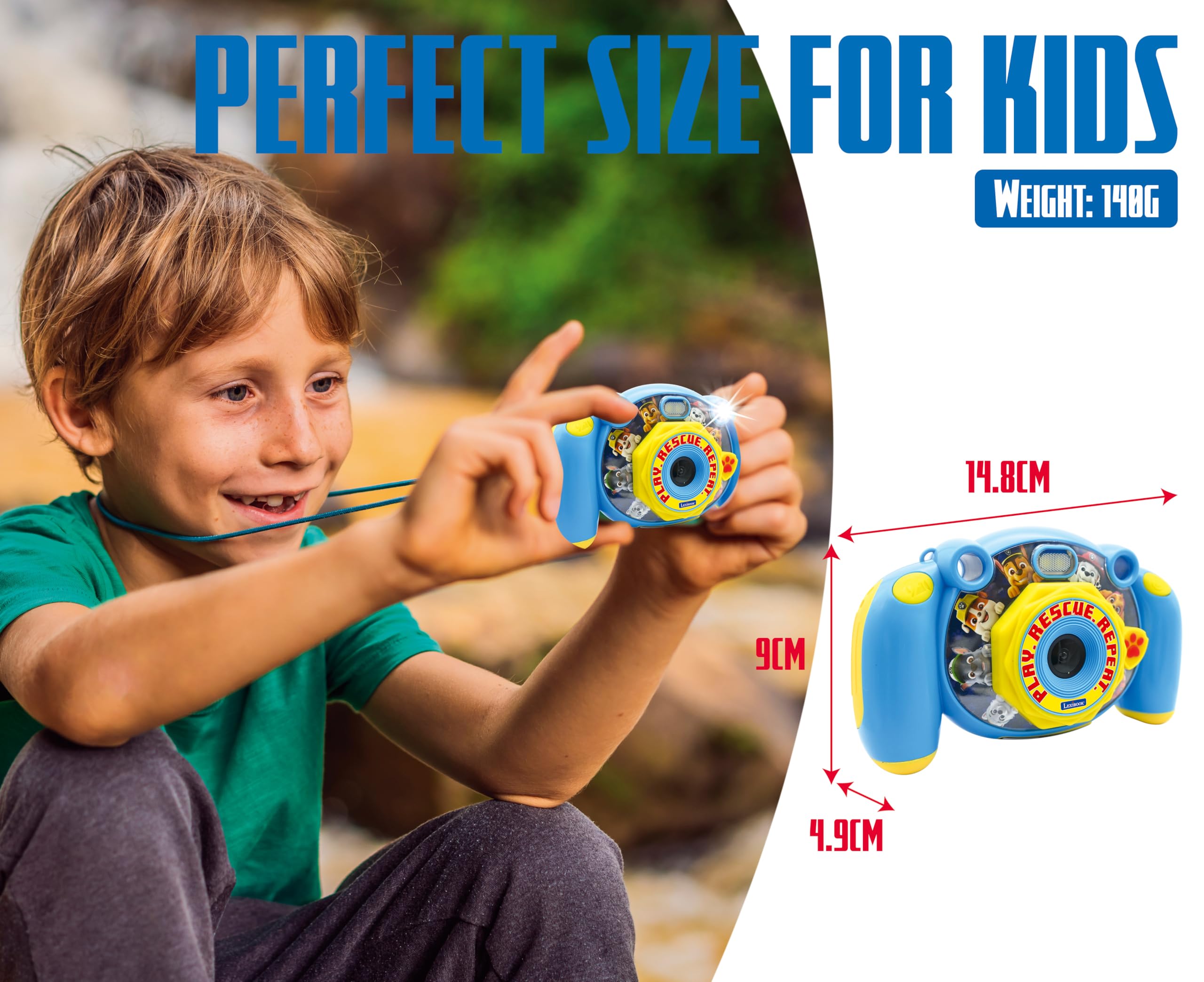 Lexibook Paw Patrol DJ080PA Fotocamera Bambini 4 in 1 Blu