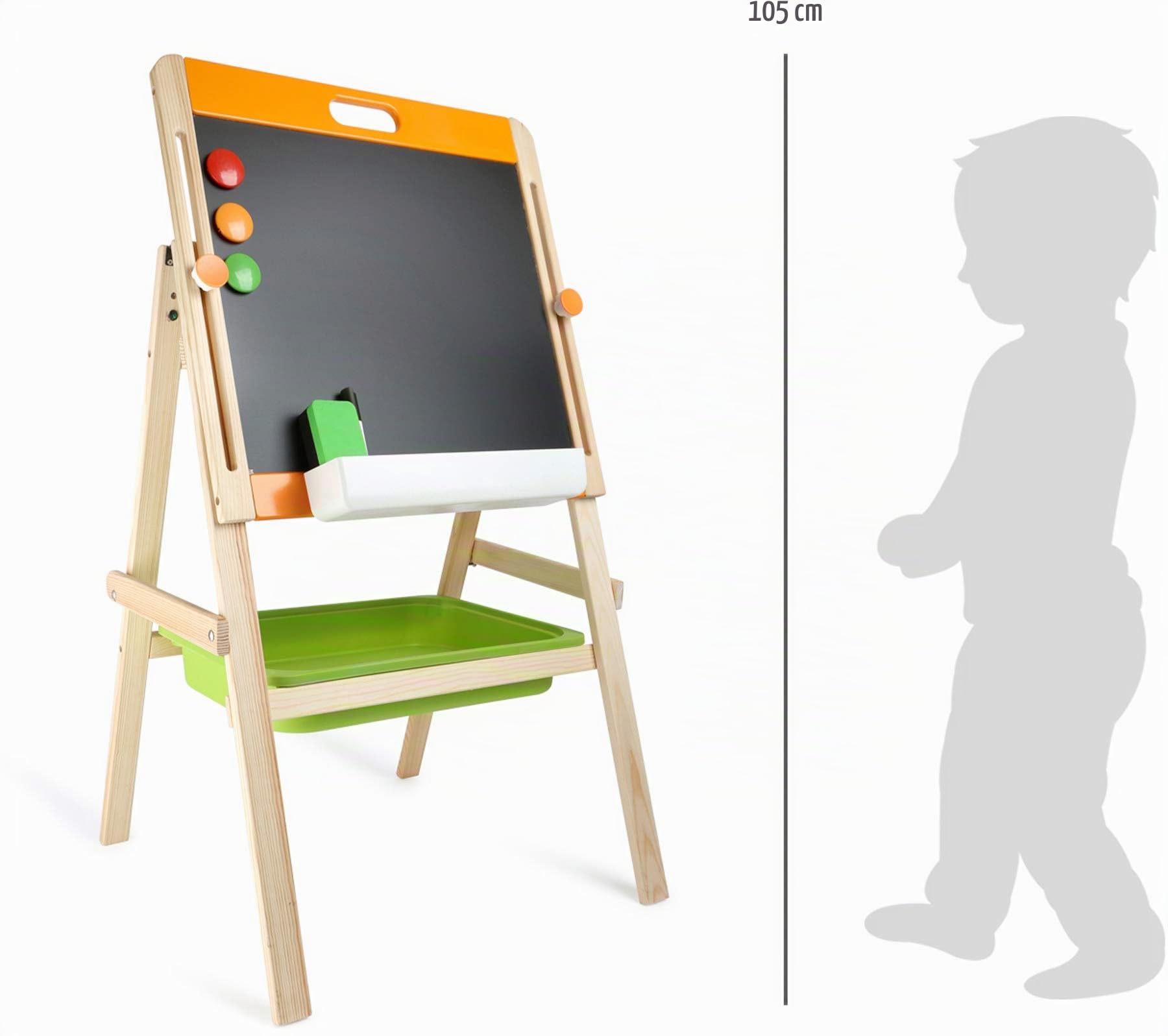 small foot Lavagna Gessetti calamita legno bifacciale bambini