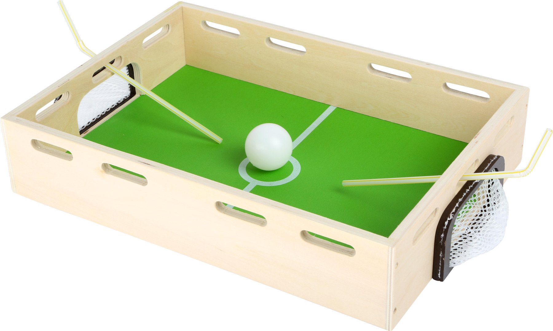 smallfoot 6409 palla da soffiare legno 2 giocatori
