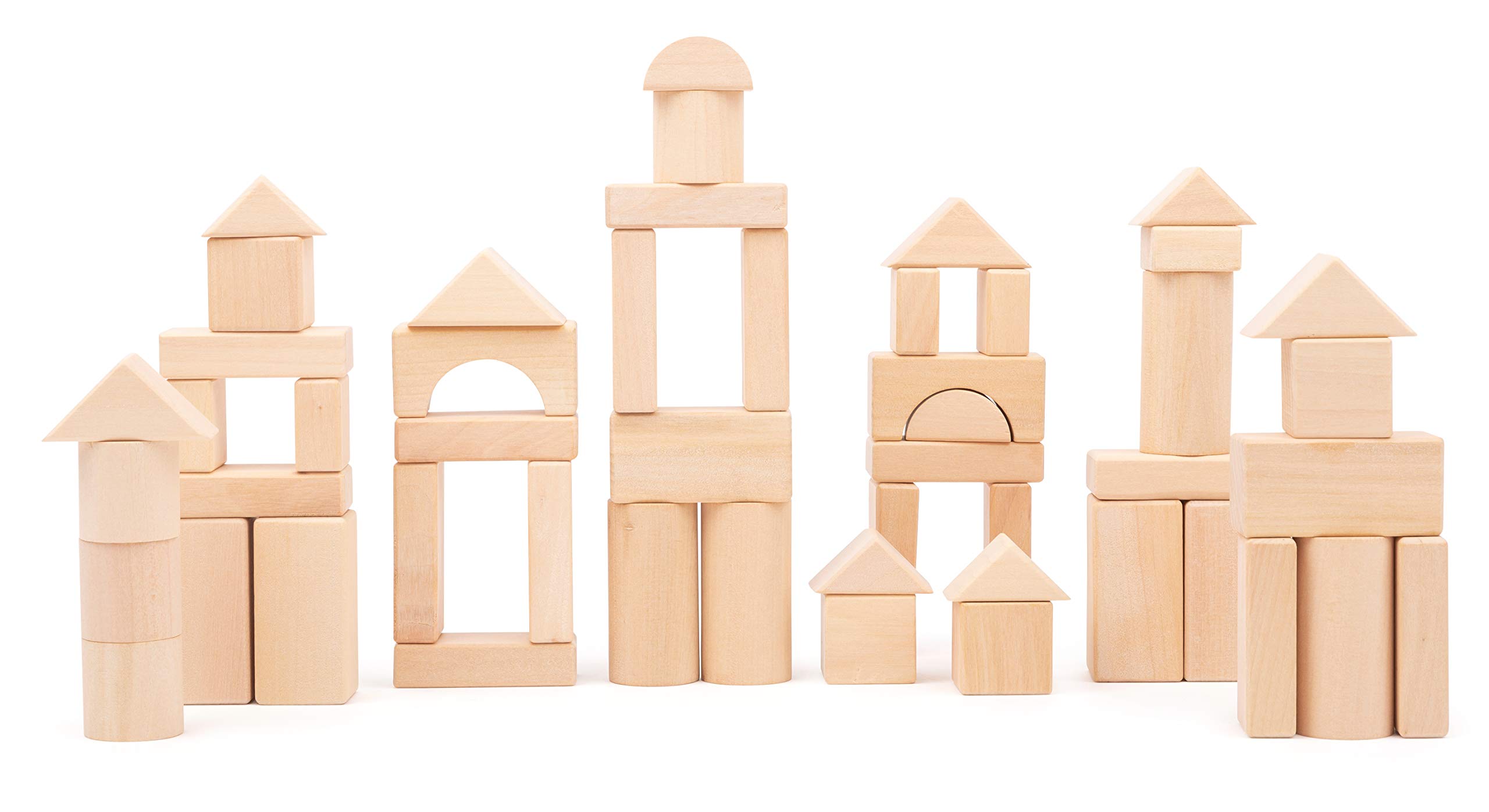 smallfoot 7073 cubetti costruzioni legno 100 pezzi naturali