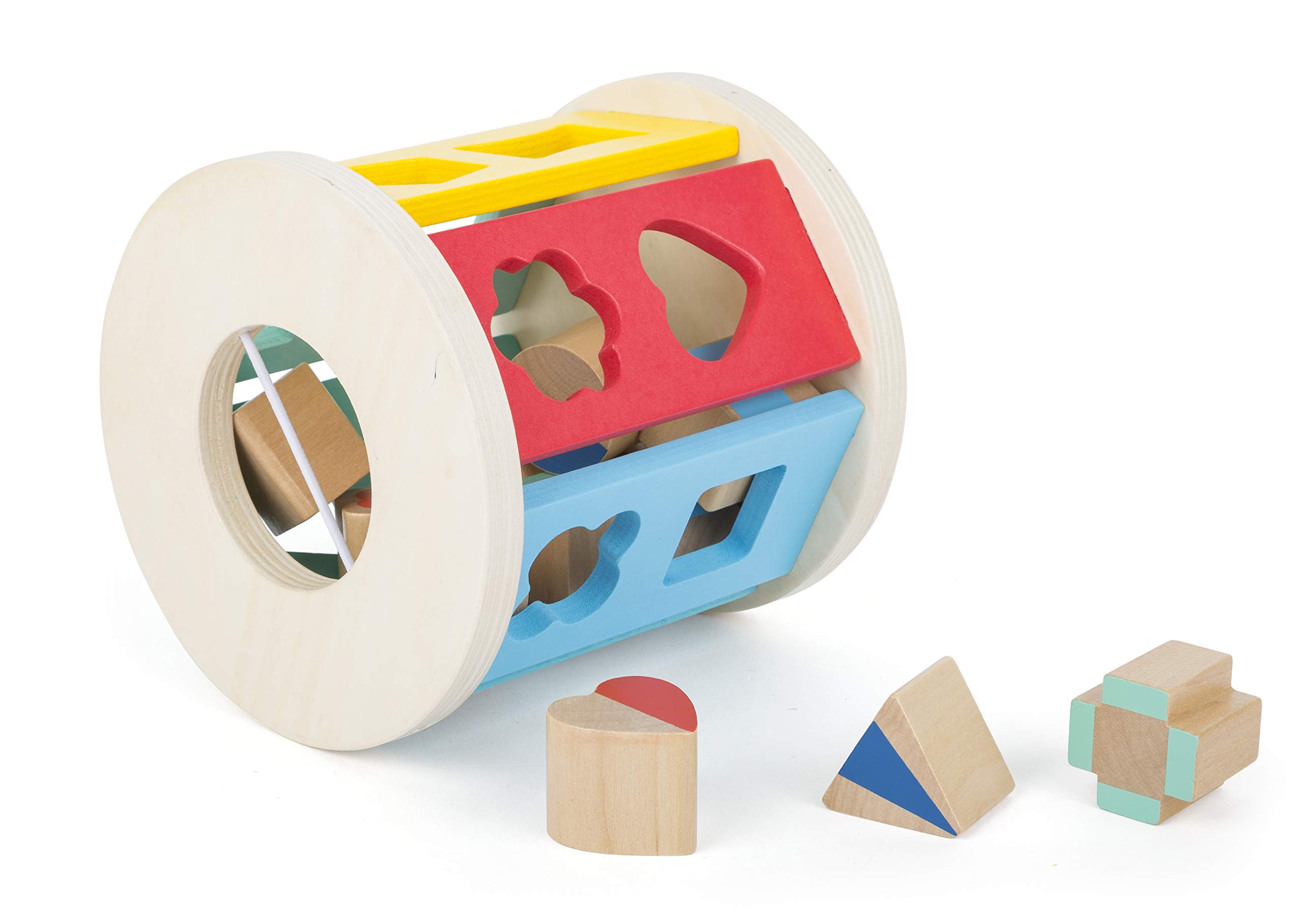 smallfoot Cubo Ordinamento Forme rotolante gioco legno 12 pezzi