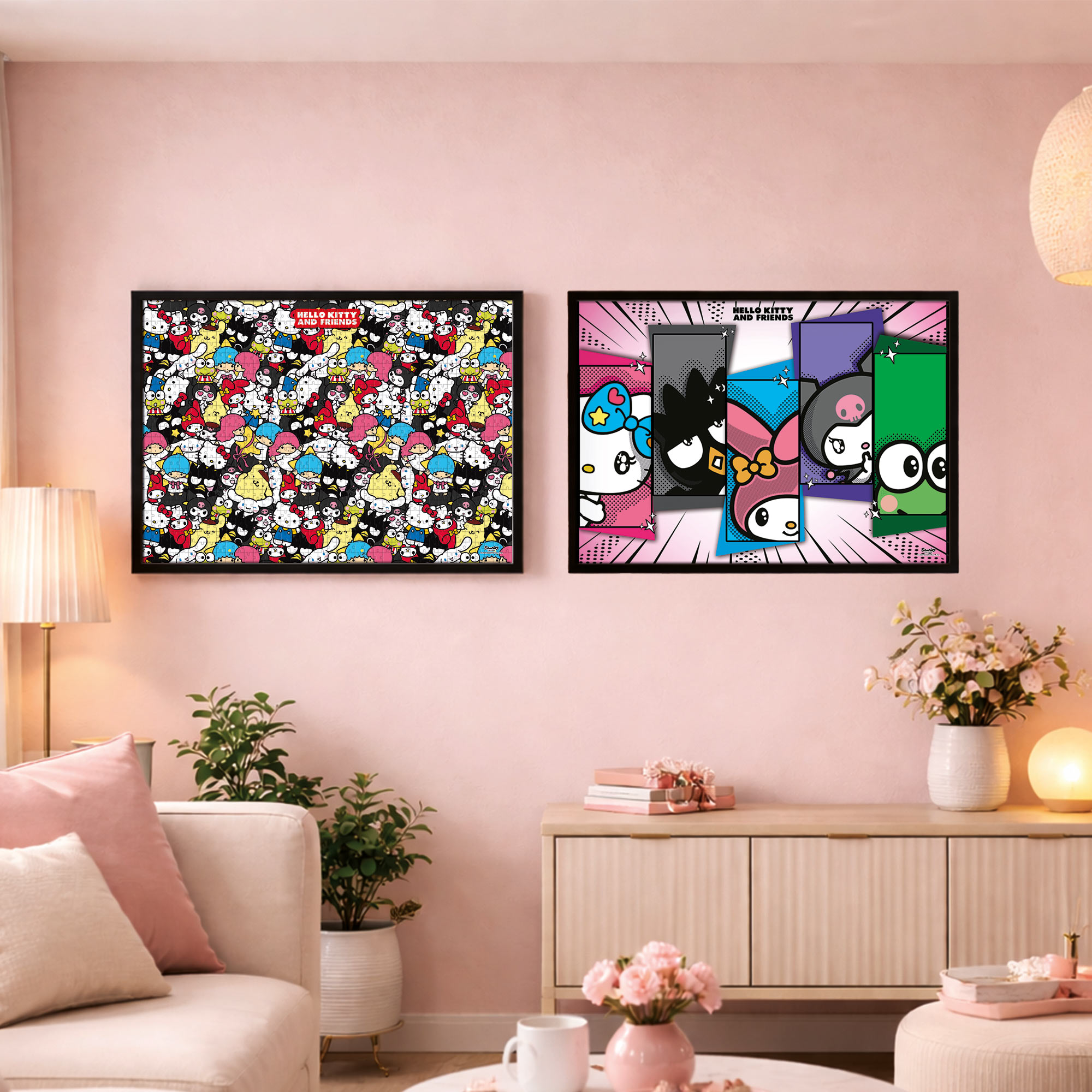 Lisciani Hello Kitty and Friends 1000 puzzle adulti grafica ufficiale