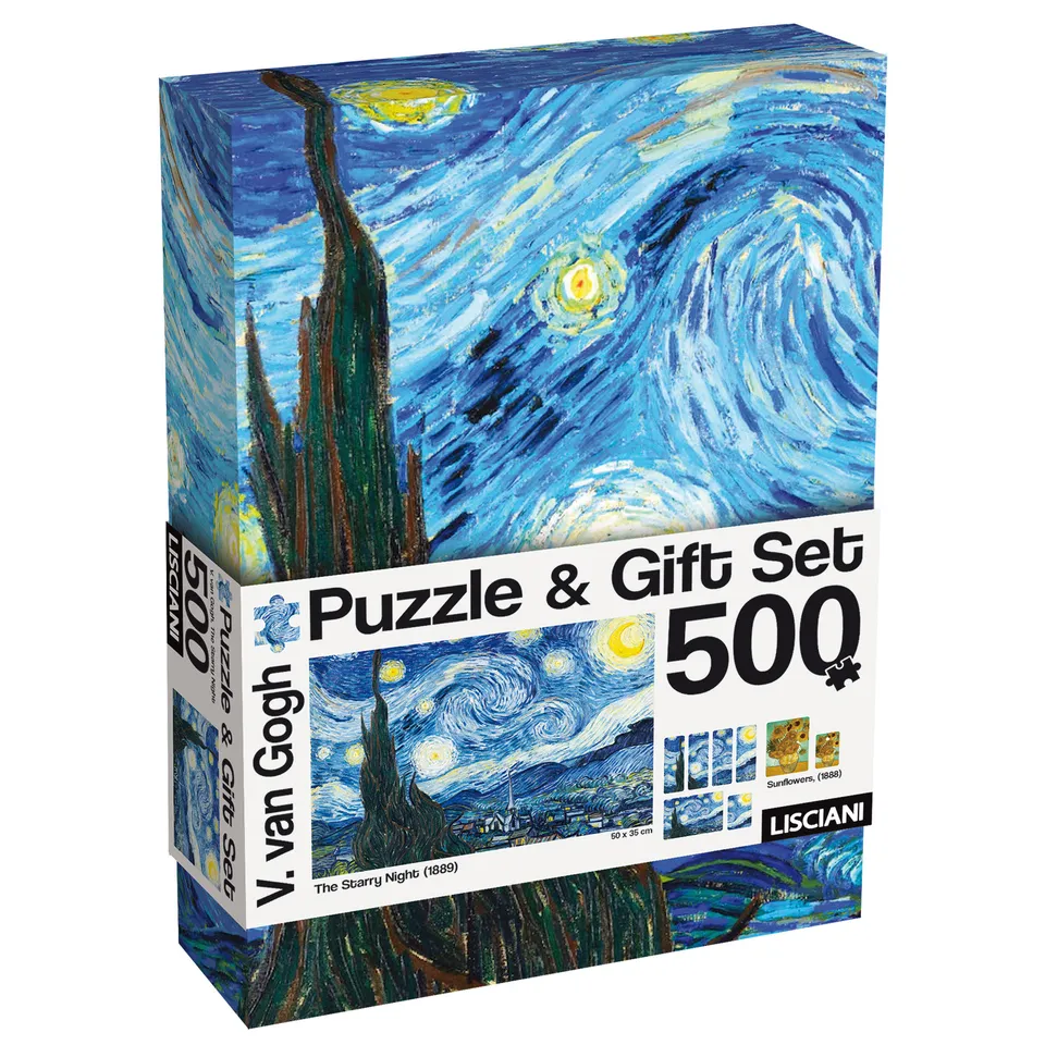 Lisciani Van Gogh Puzzle & Gift Set Art The Starry Night puzzle adulti