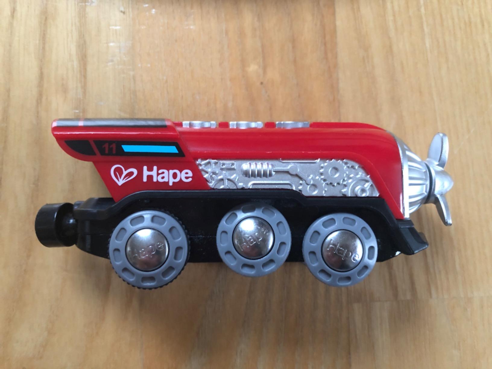 Hape Locomotiva con Elica trenino batteria rosso
