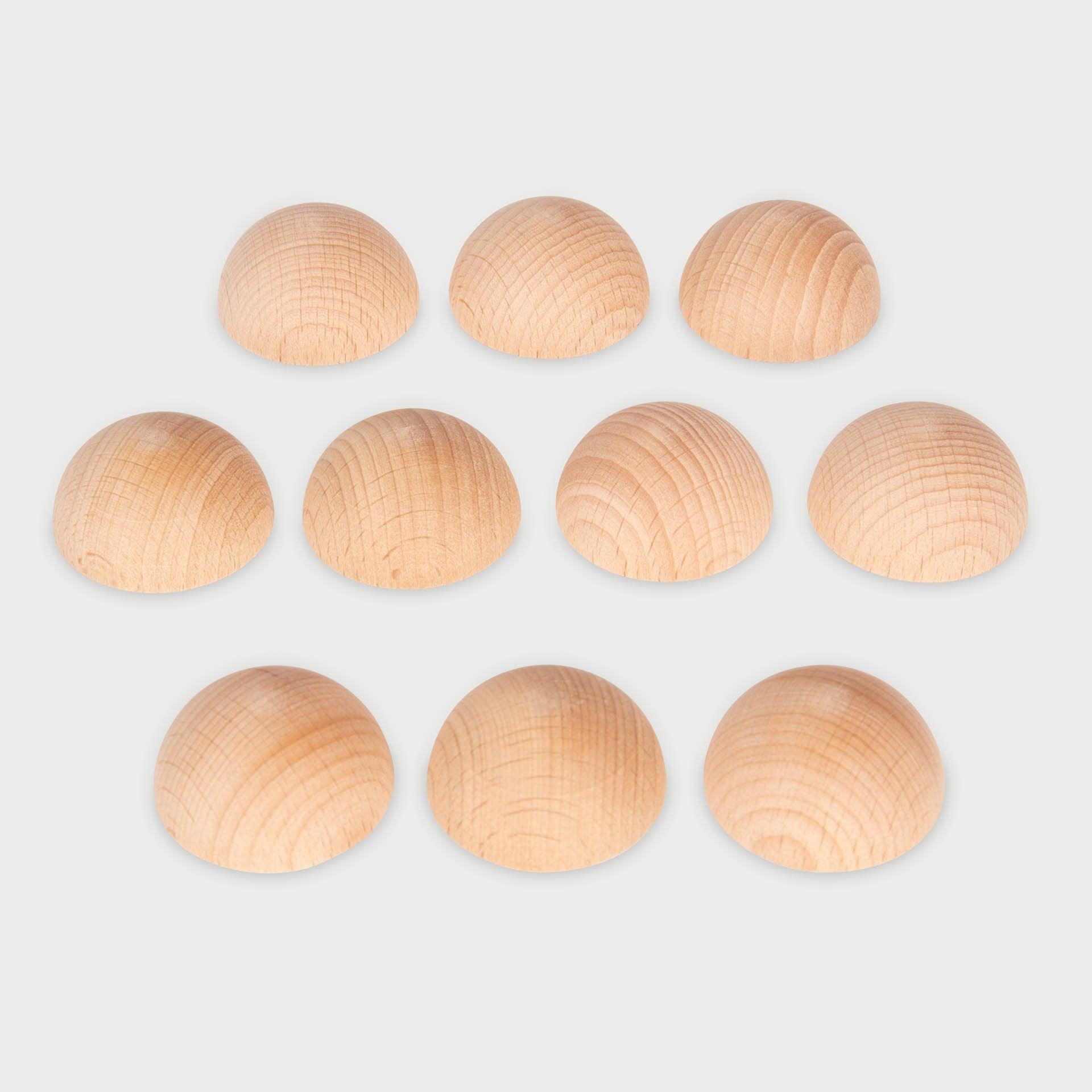 Tickit Semispheres semisfere in legno 10 pz 4 cm