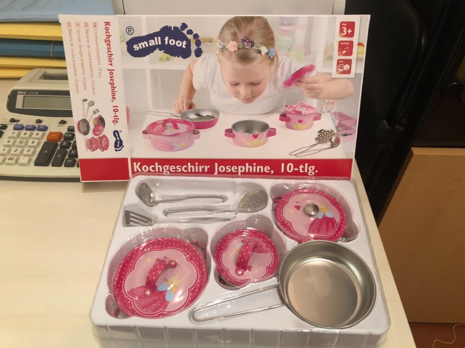 smallfoot Josephine 8970 Cucina Gioco 10 Pezzi Rosa