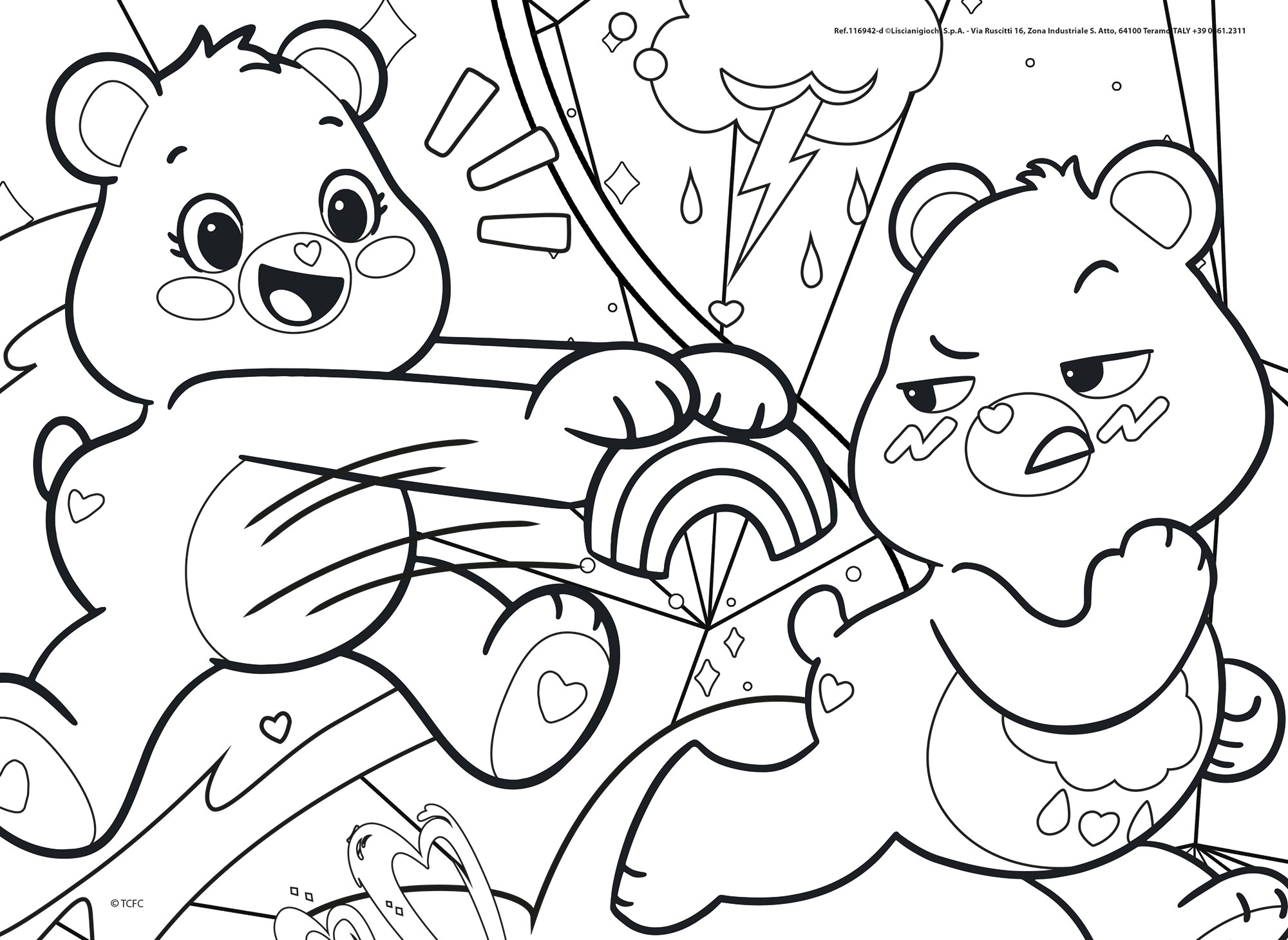 Lisciani Care Bears DF Maxifloor 4x48 puzzle double-face