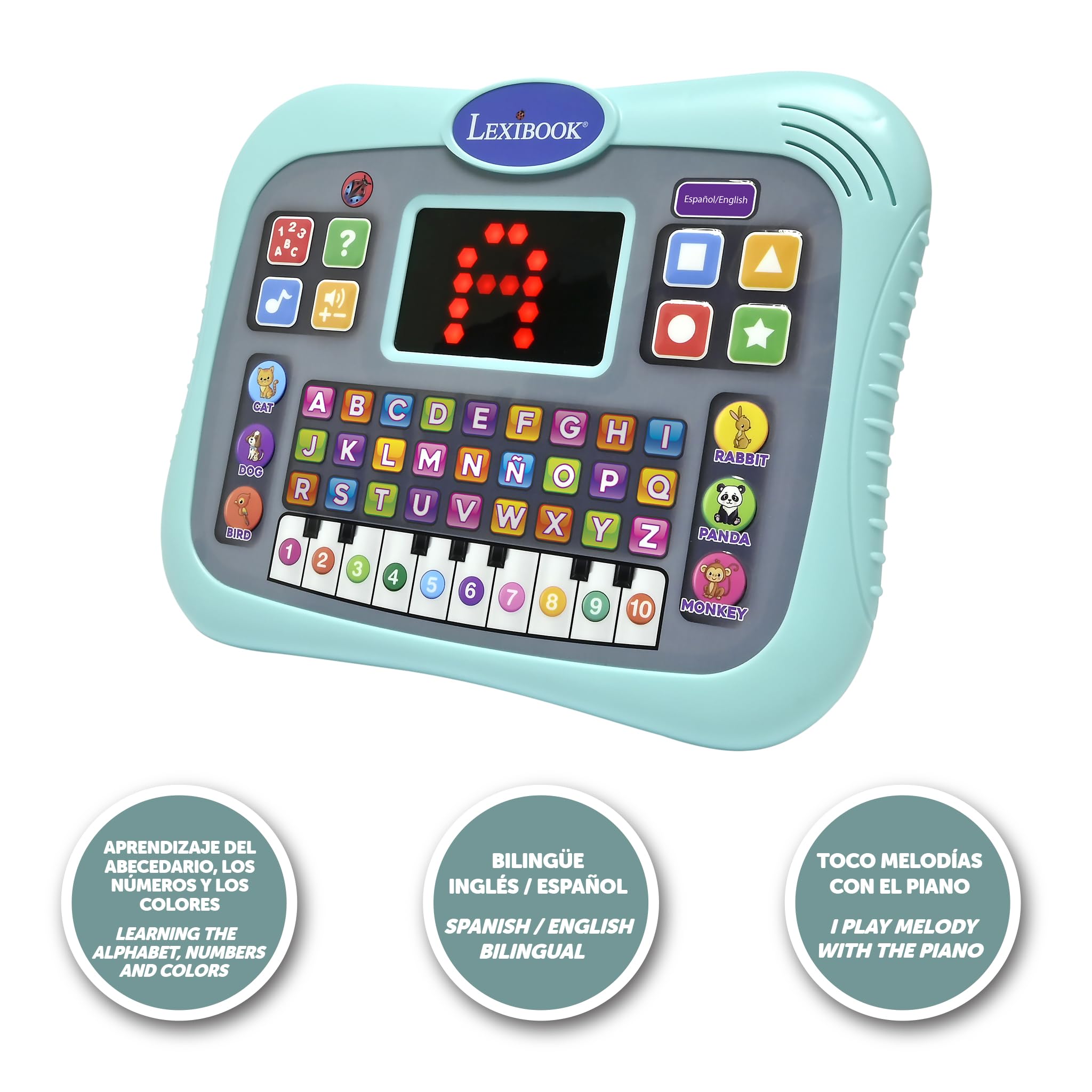 Lexibook JCPAD007i2 tablet parlante inglese spagnolo blu