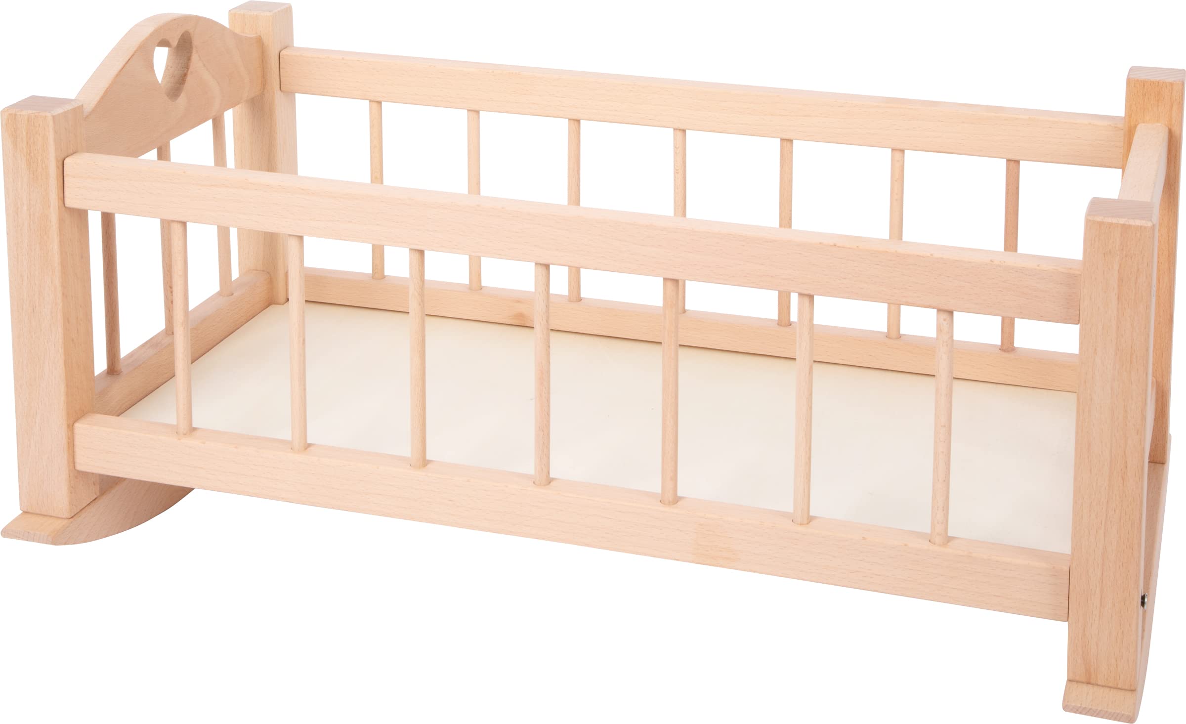 small foot Natura culla bambole legno naturale dondolo