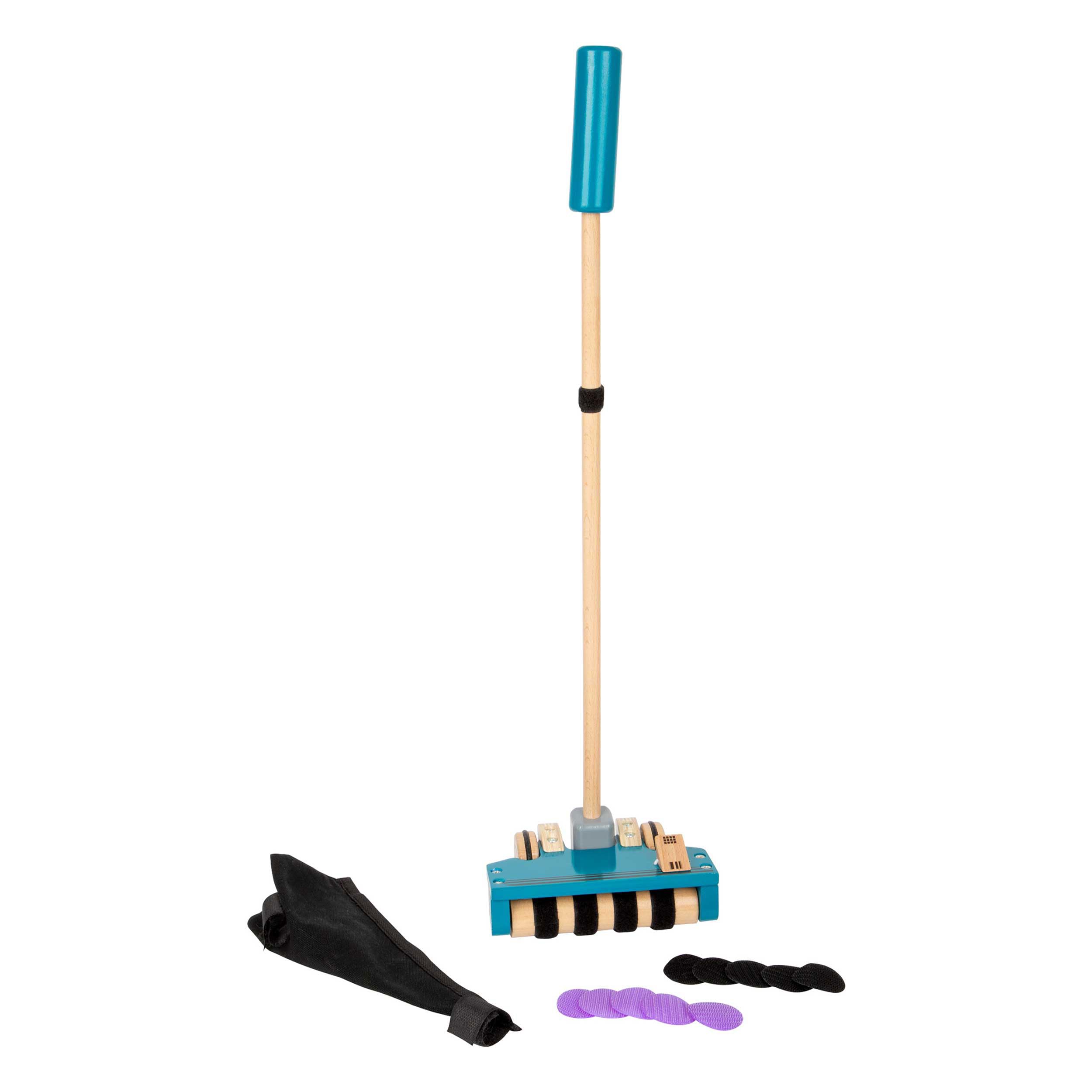 smallfoot 11735 Aspirapolvere Legno da Spingere dai 18 mesi