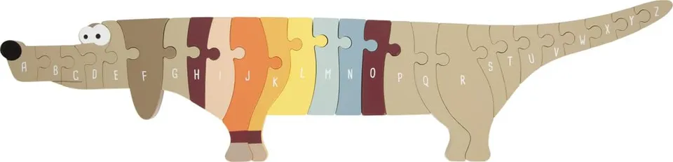 smallfoot Puzzle Lettere Cane puzzle ABC legno 26 pezzi