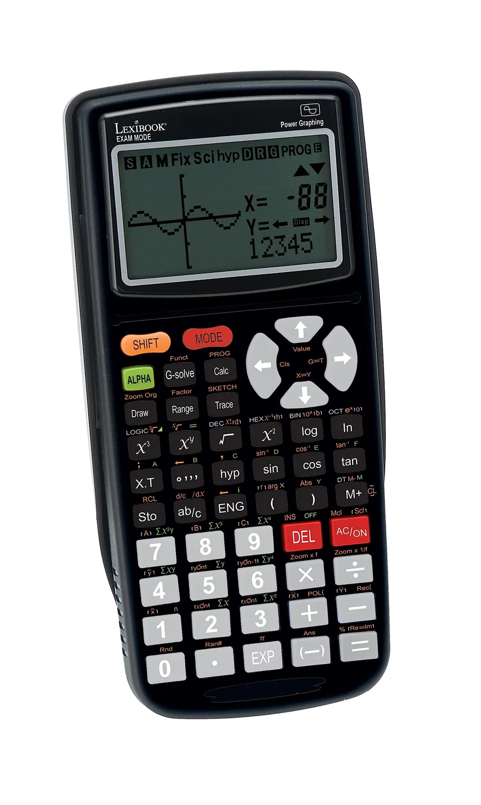 Lexibook GC3001 calcolatrice grafica nera modalità esame