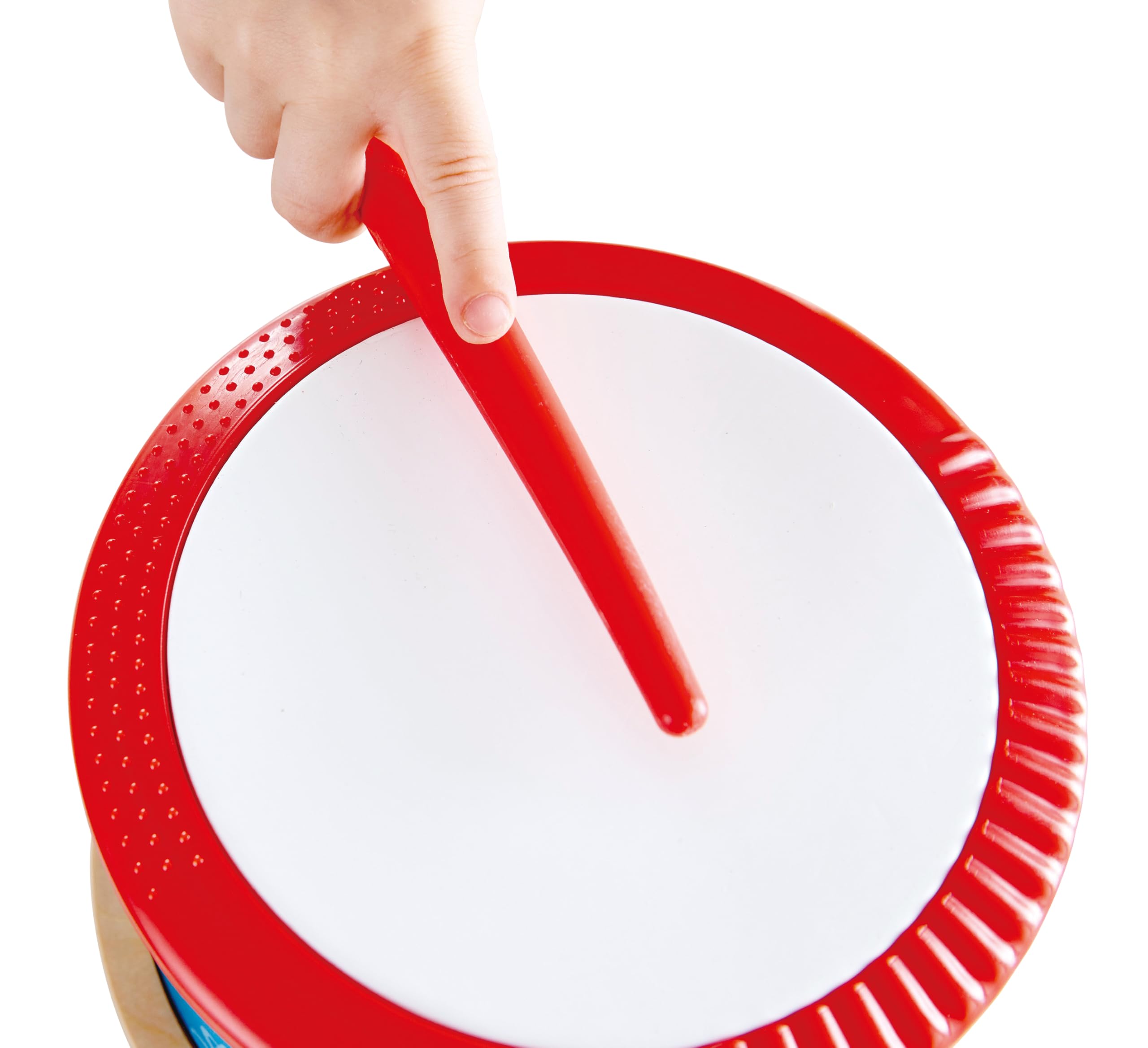 Hape Tamburo a due facce con bacchetta 12 mesi