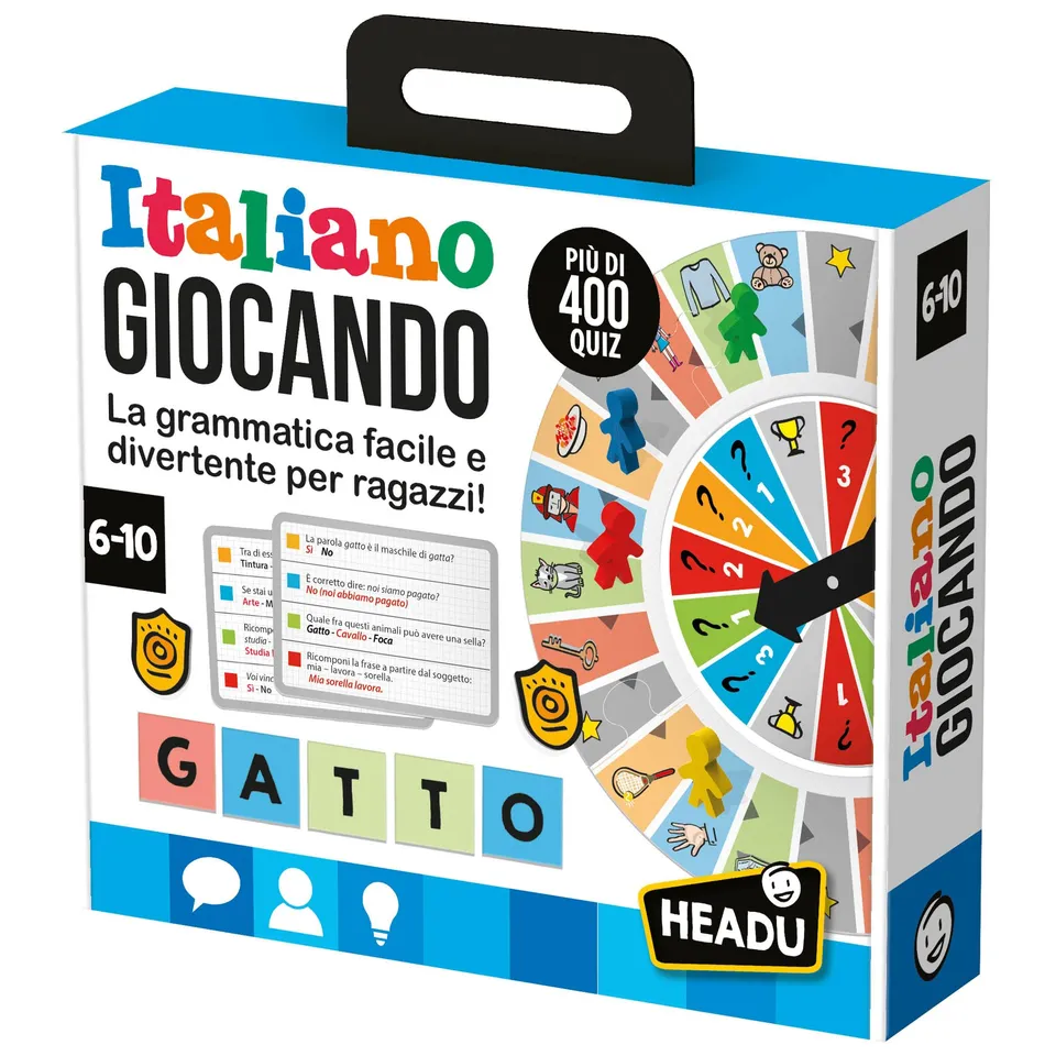 Headu Italiano Giocando gioco grammatica 6-10 anni nuova versione