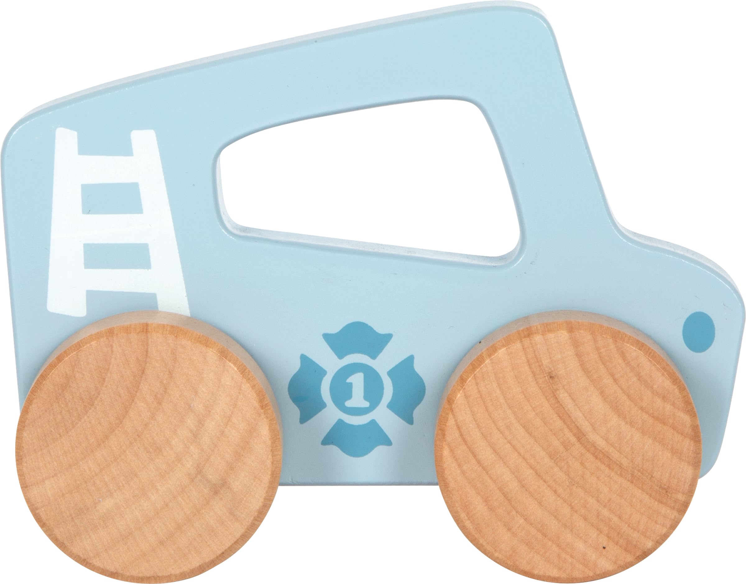 smallfoot automobilina giocattolo legno blu 2 in 1 12710