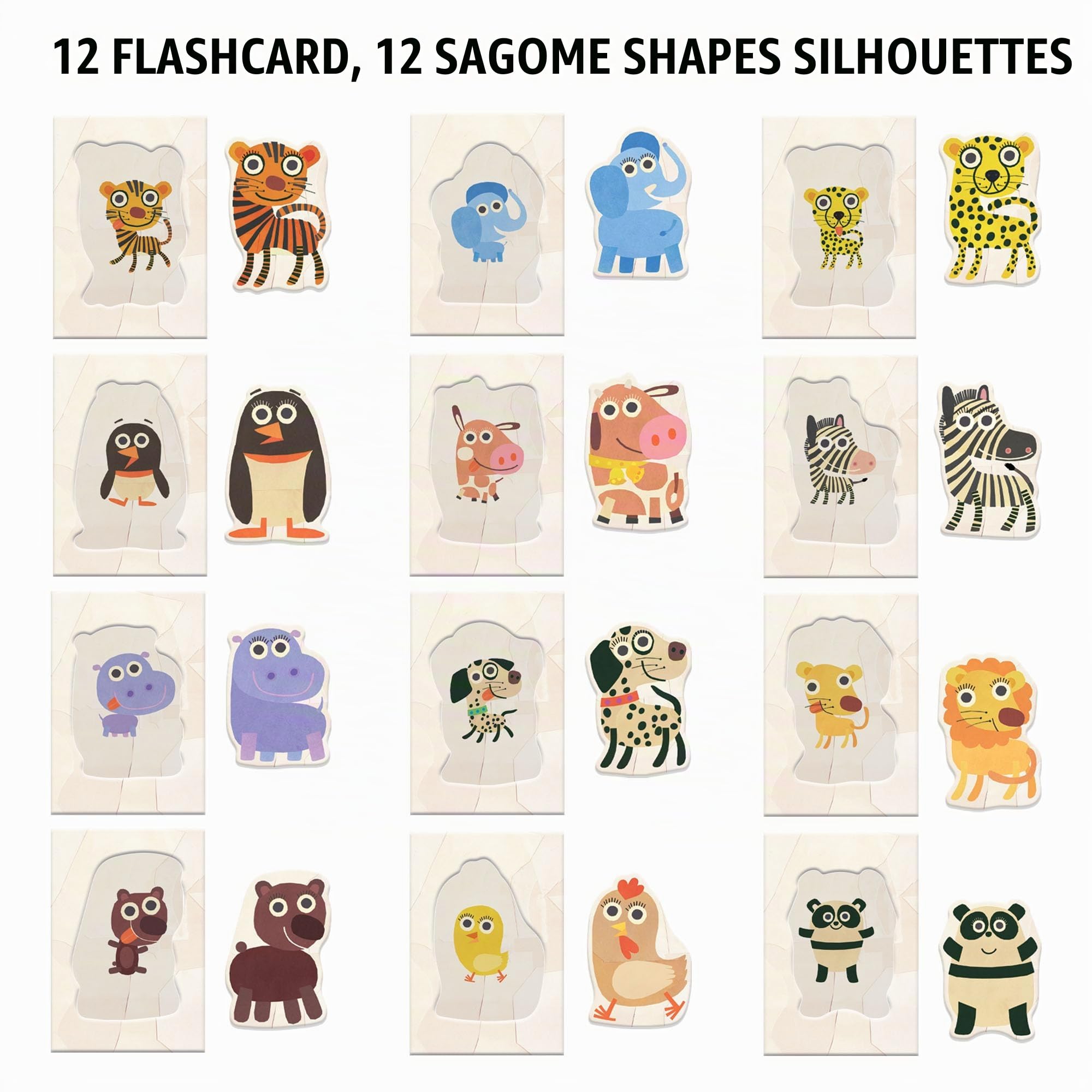 Headu Baby Logic MU23813 flashcards mamma cucciolo 1-3 anni