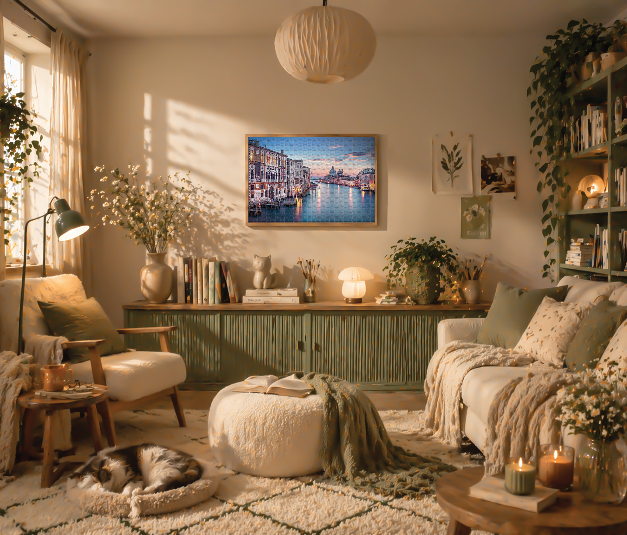 Lisciani Puzzle Poster puzzle 500 pezzi Venezia + poster da cornice