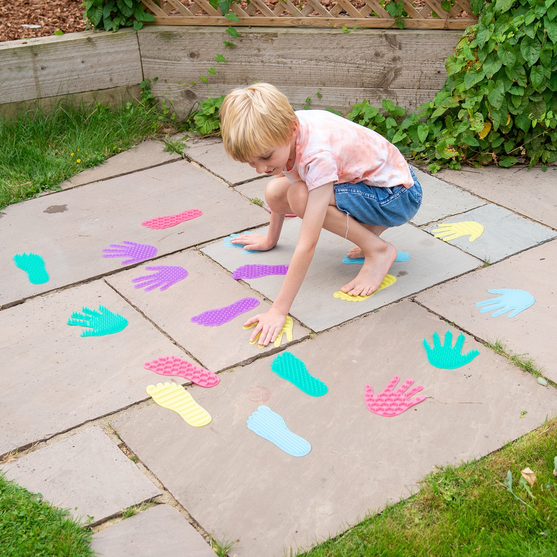 Tickit SiliShapes Hands & Feet set sensoriale 10 coppie