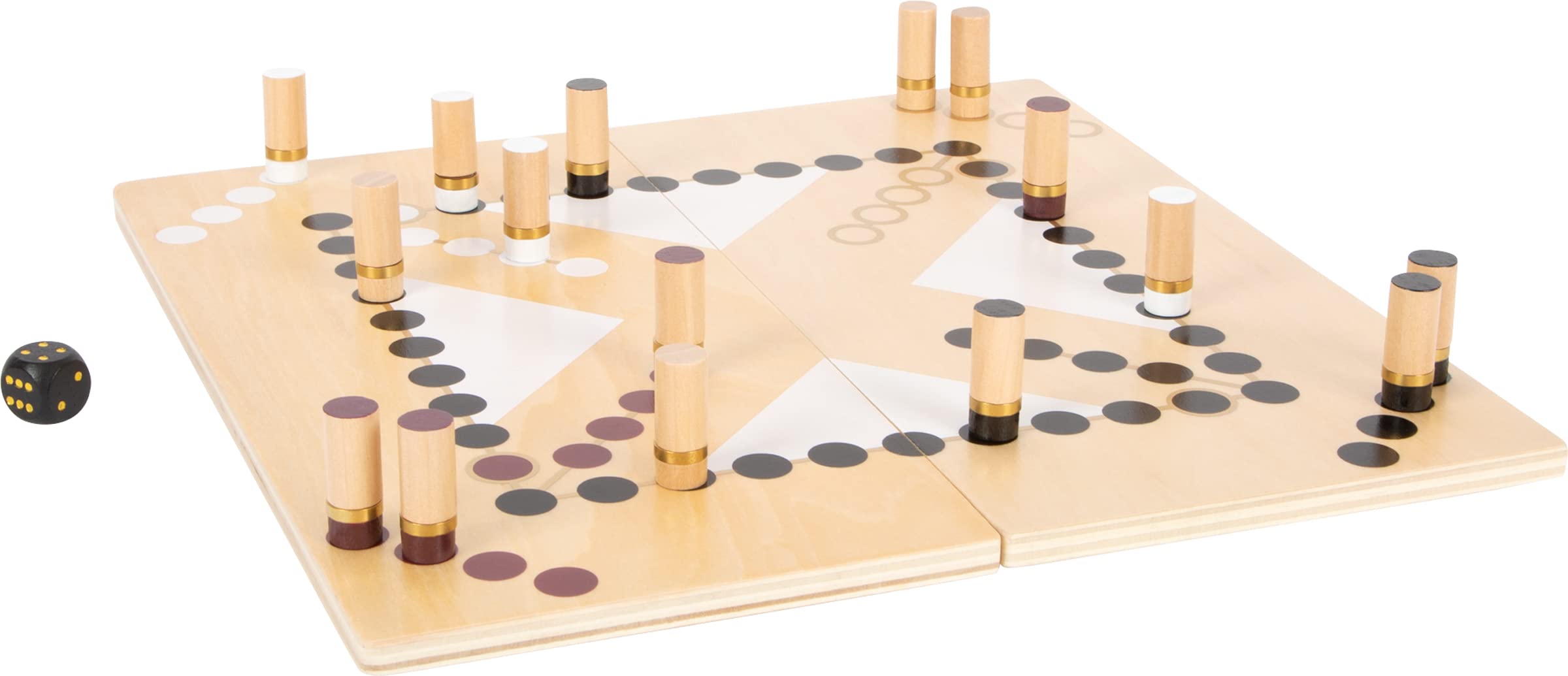 smallfoot Gold Edition ludo e scale gioco in legno