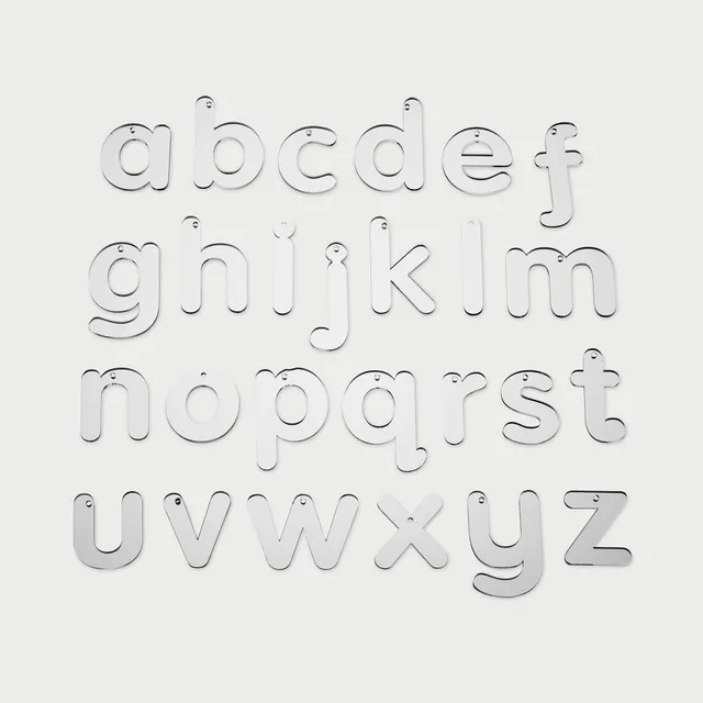 Tickit Mirror Letters lettere specchio 26 pezzi minuscole
