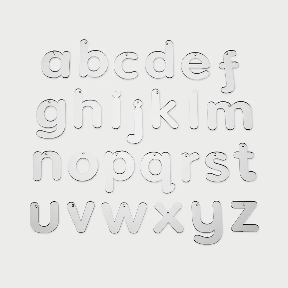 Tickit Mirror Letters lettere specchio 26 pezzi minuscole