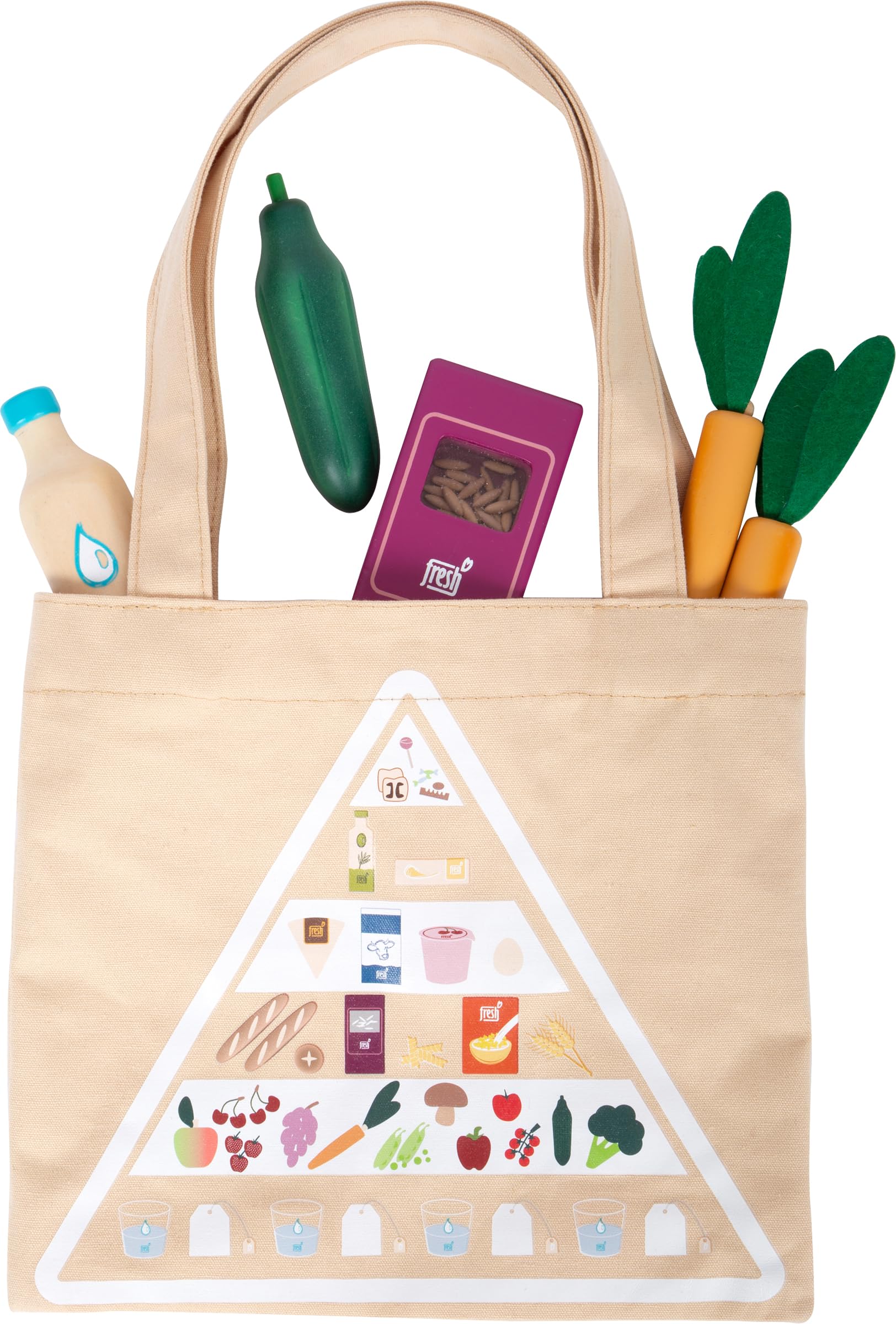 smallfoot fresh set alimenti vegetariani cibo giocattolo legno