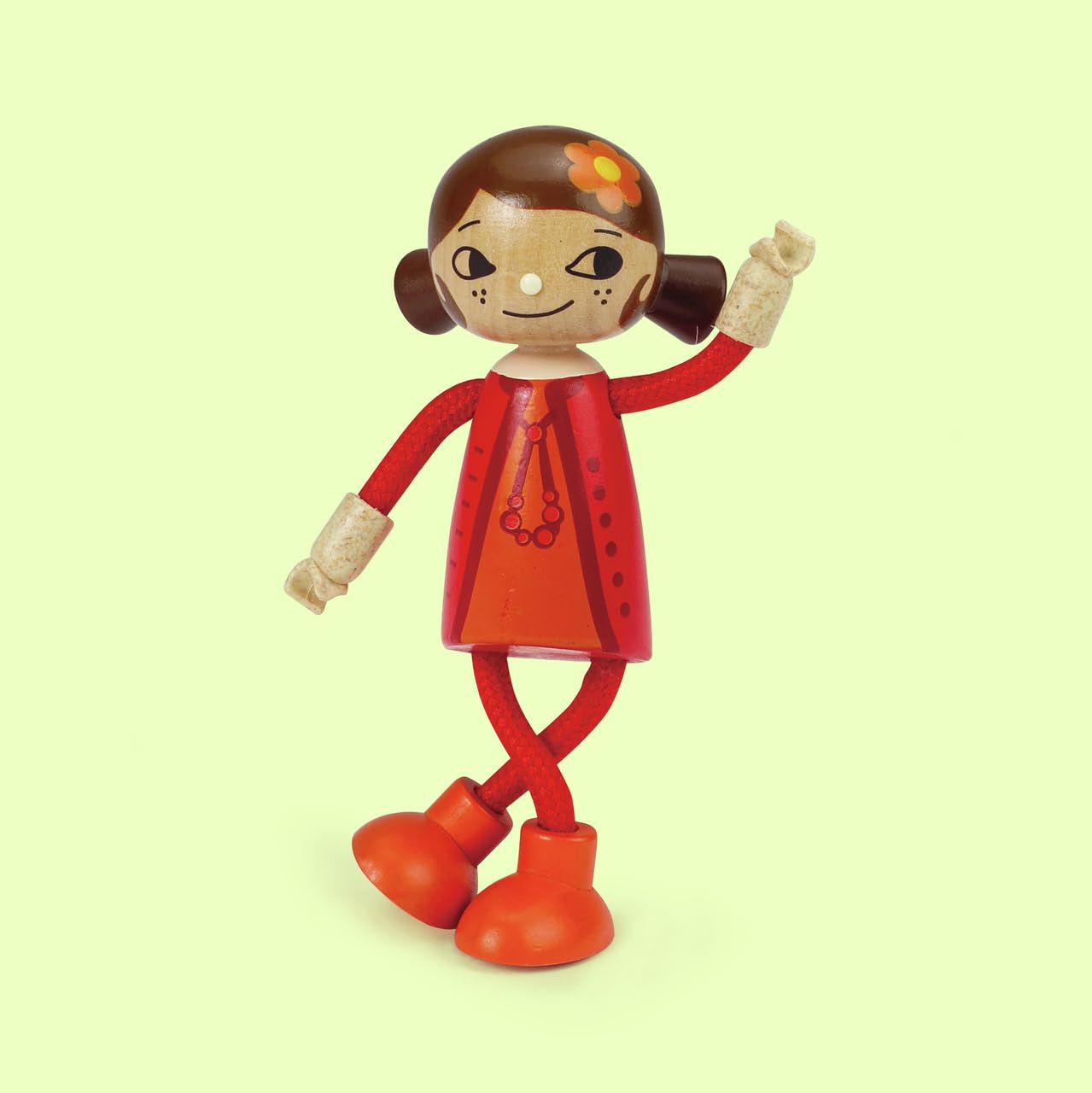 Hape Famiglia Moderna Mamma bambola in legno snodata
