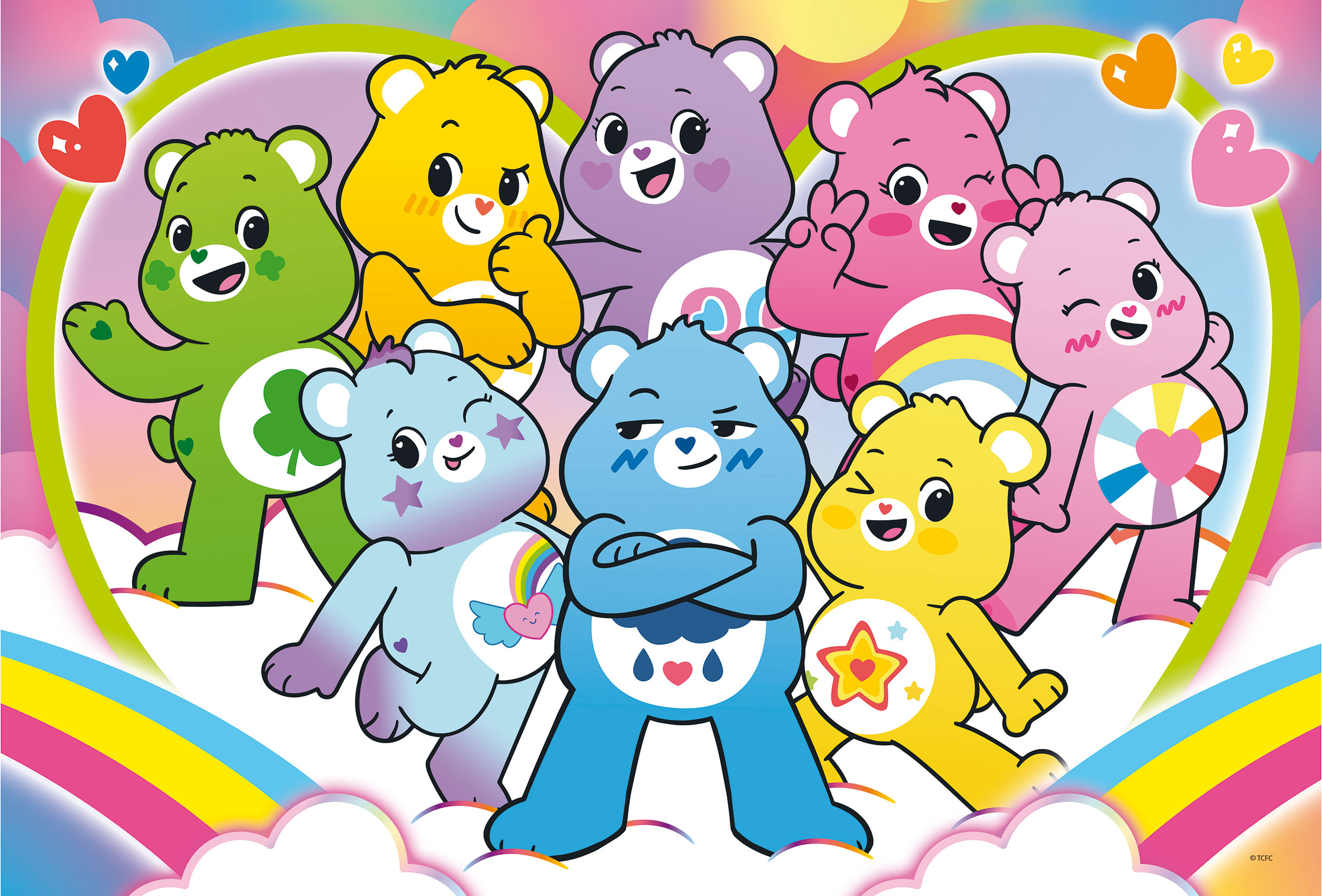 Lisciani Care Bears Puzzle Df Plus 60 60 pezzi da colorare