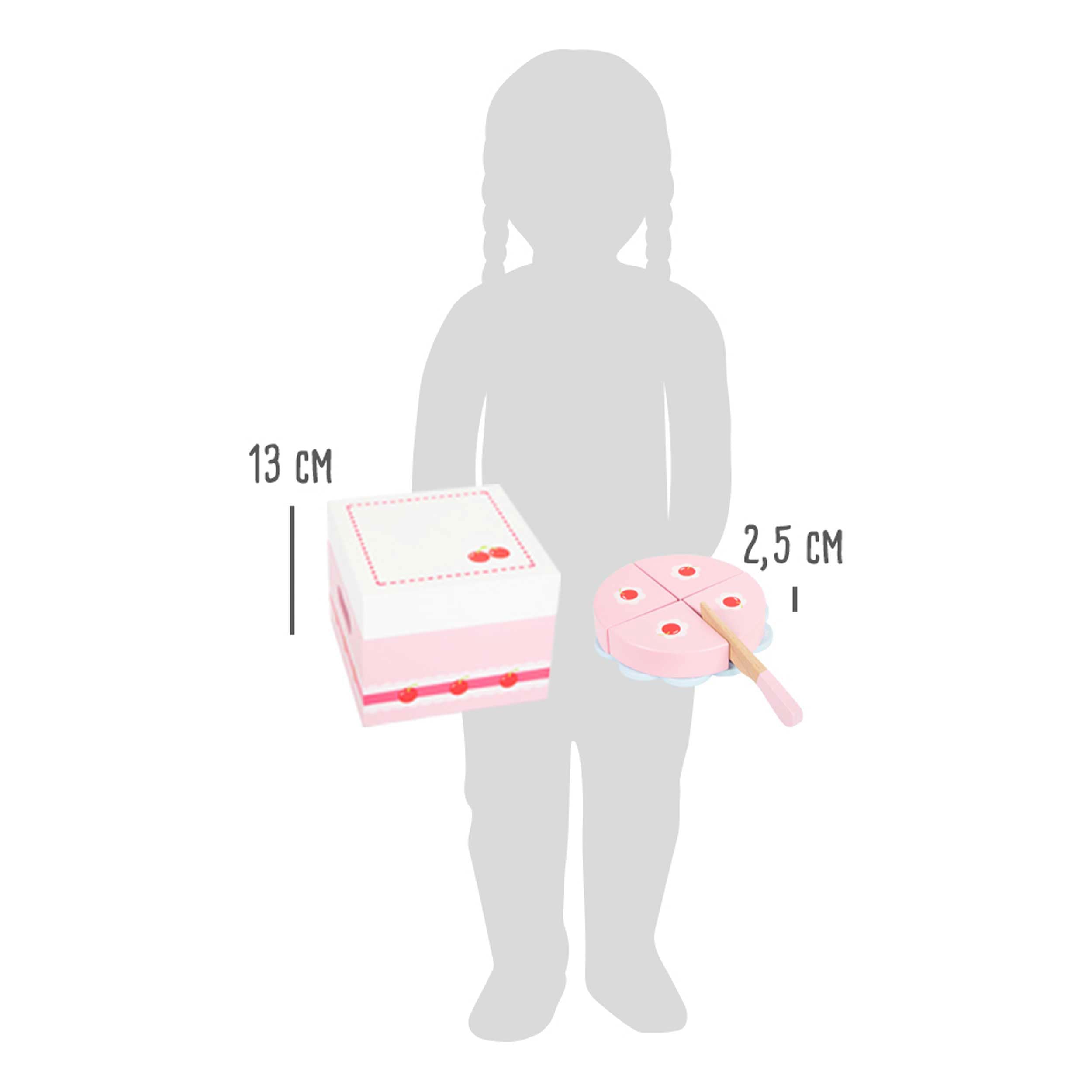 smallfoot 11796 Cassetta dolciumi set cucina legno da 3 anni