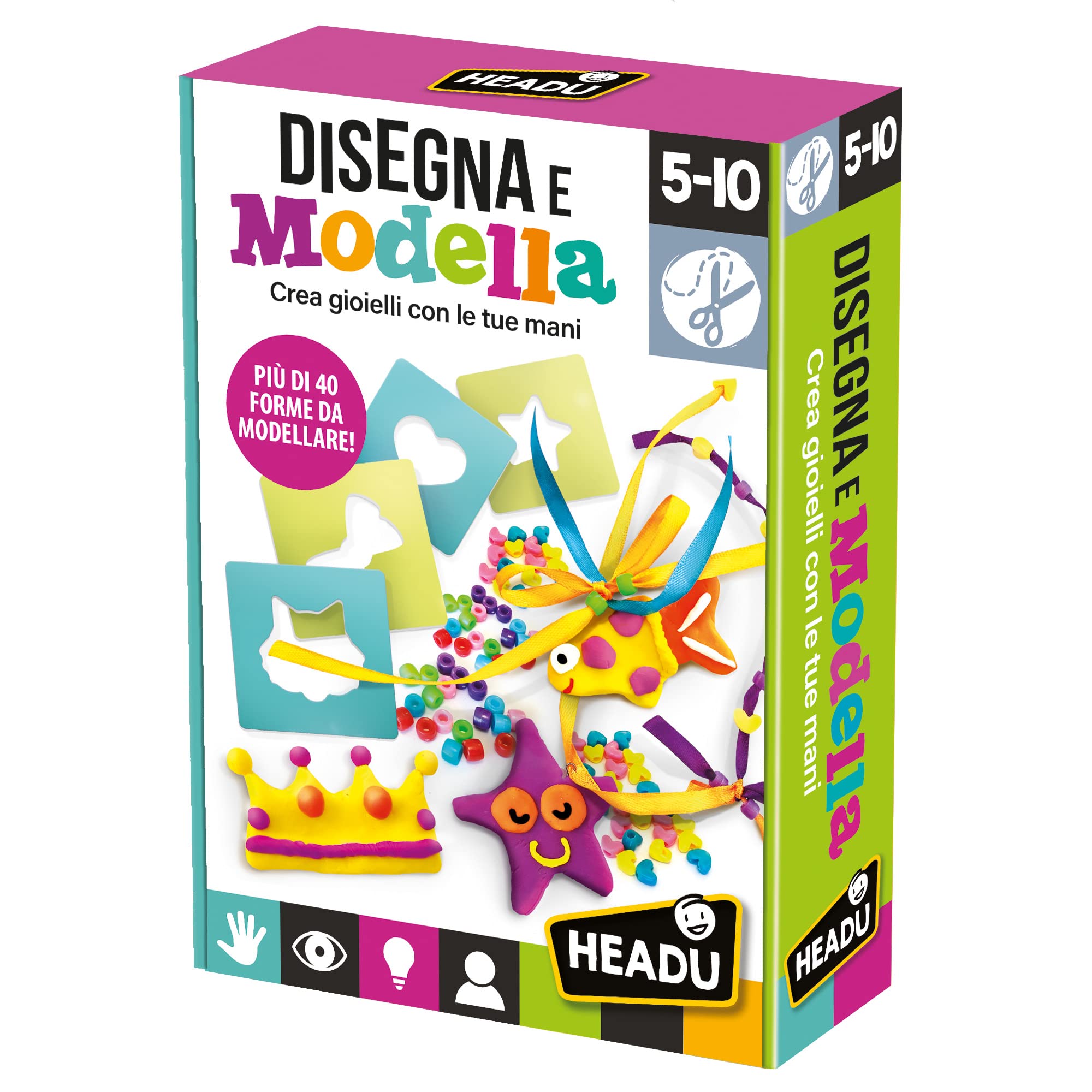 Headu Disegna e Modella IT29334 kit crea gioielli 5-10 anni