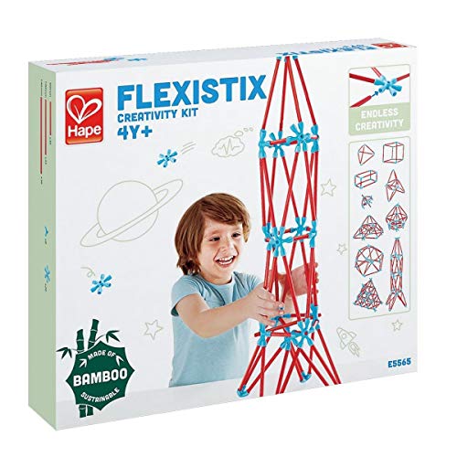 Hape E5565 Kit Creativo costruzioni bambù 10 progetti