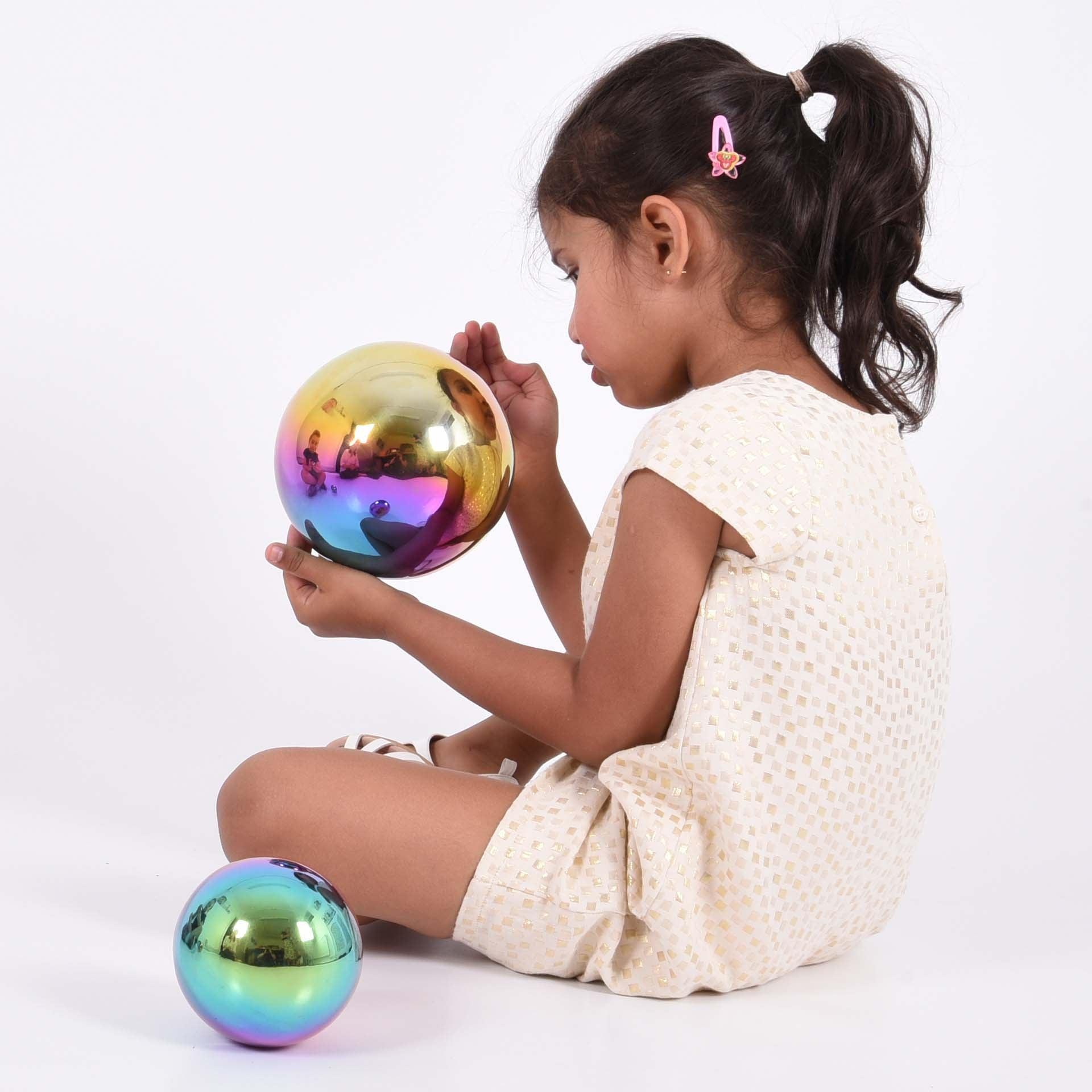 Tickit Sensory Steel Colour Burst Balls palline acciaio 4 pz